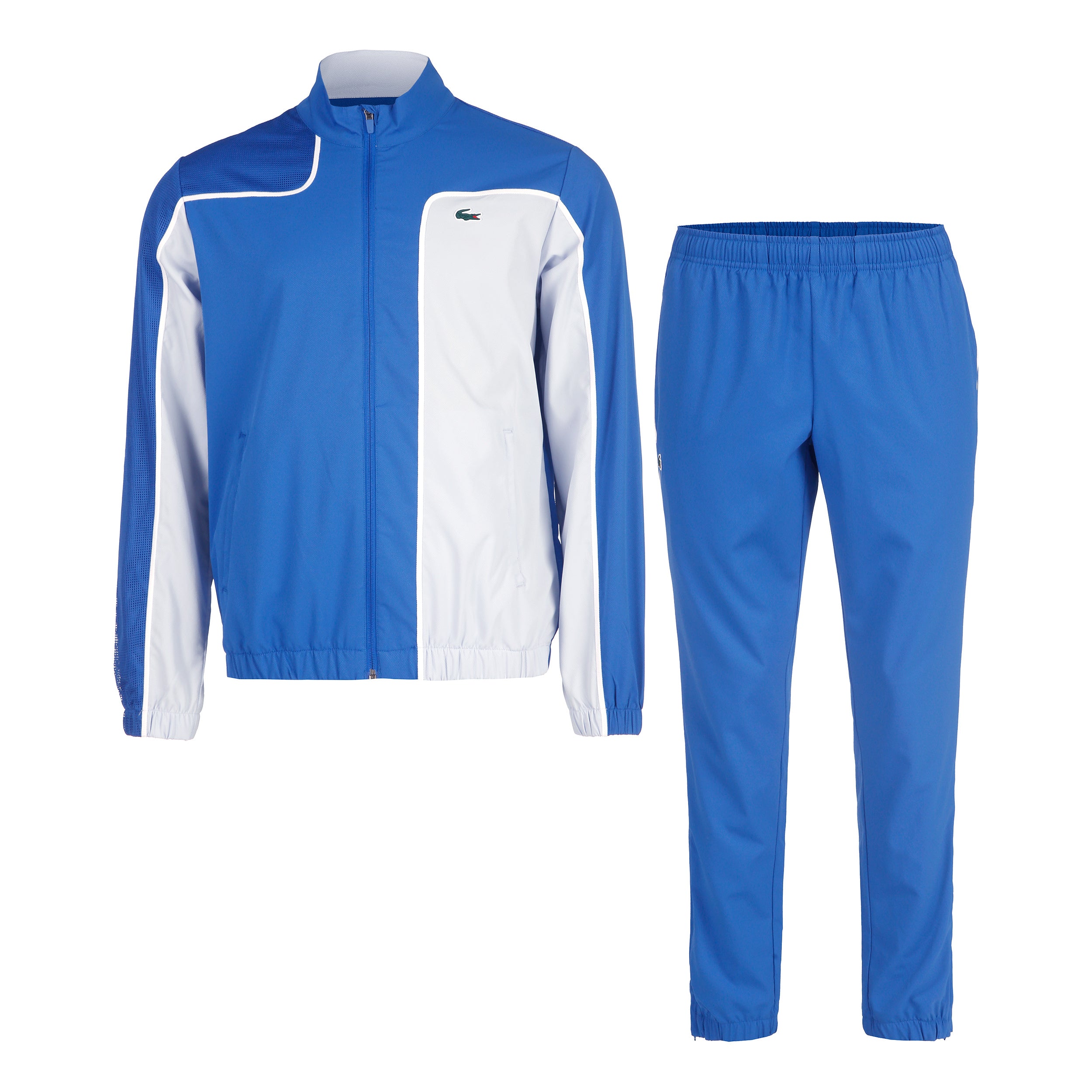 Tennis Overall Colourblock Tracksuit Men-Blue,White | Tennis-Point