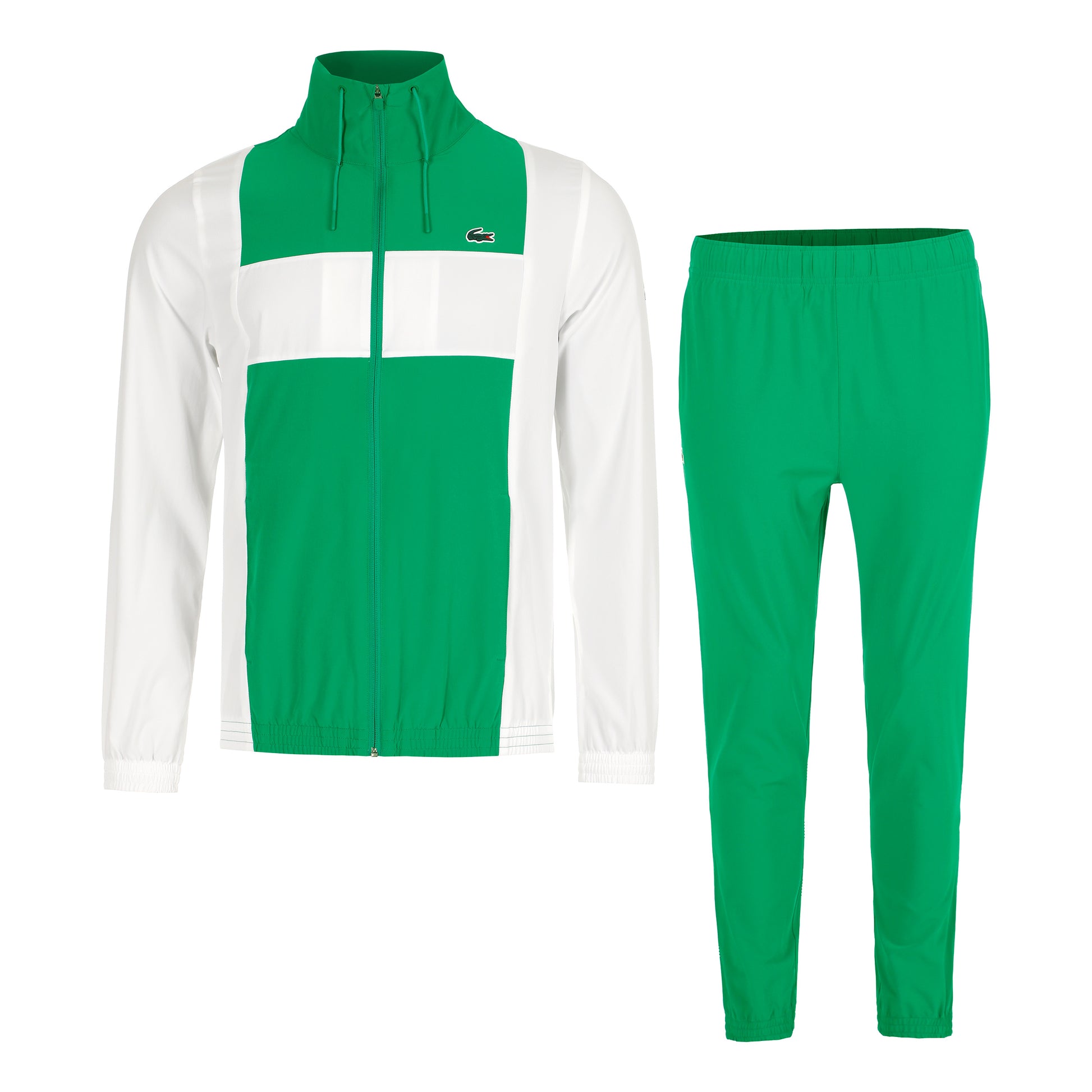 Lacoste Tracksuit Men-White,Green