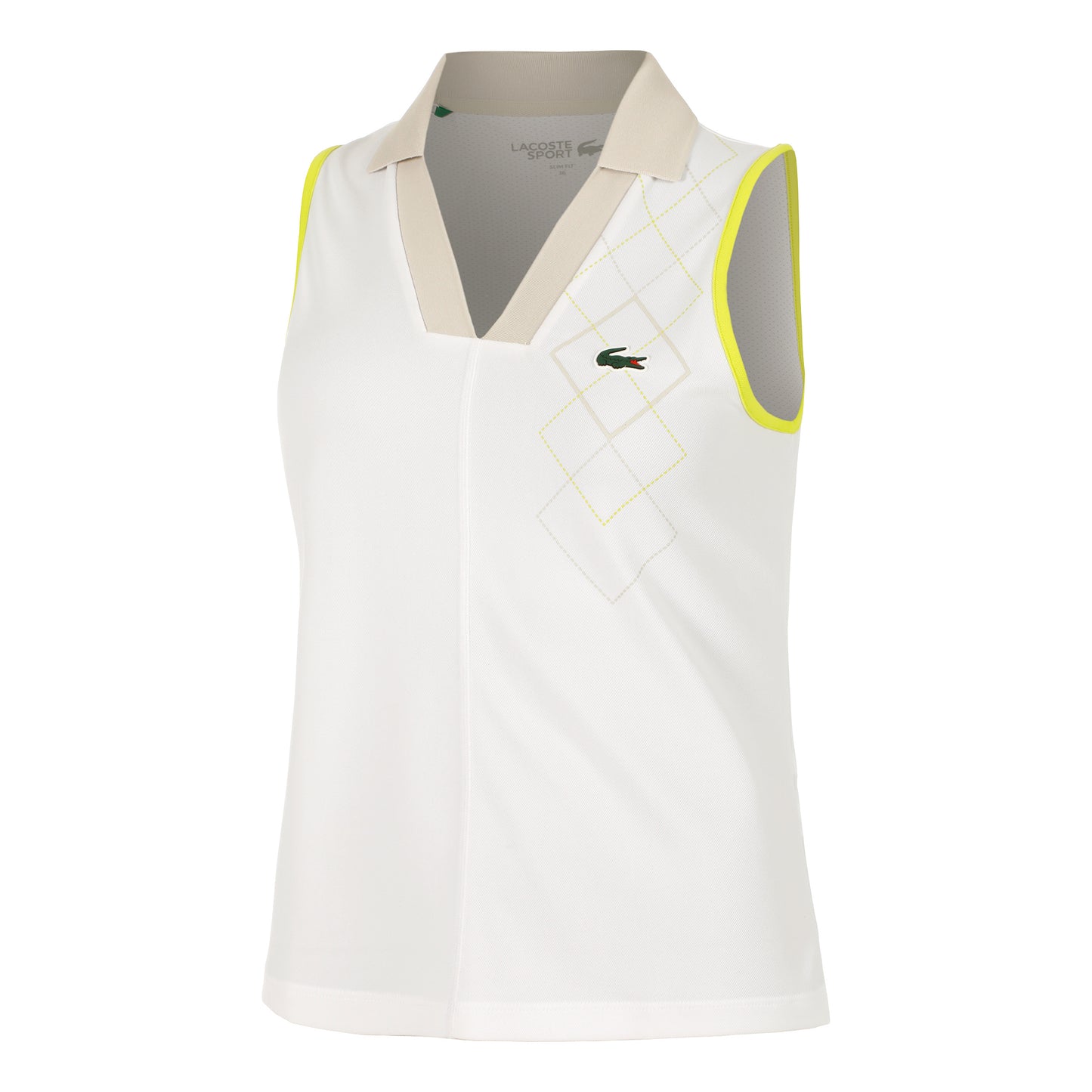 Lacoste Polo Women - white, yellow