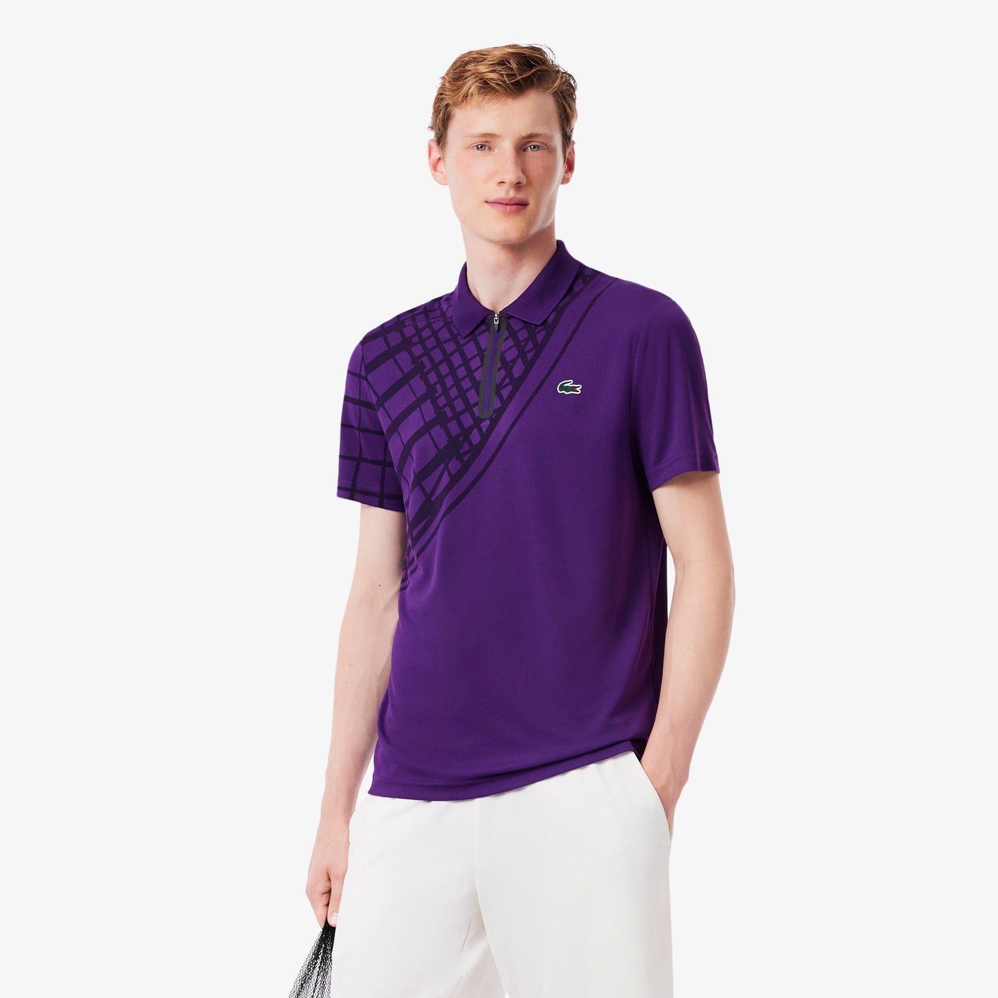 Lacoste Polo Herren-lila