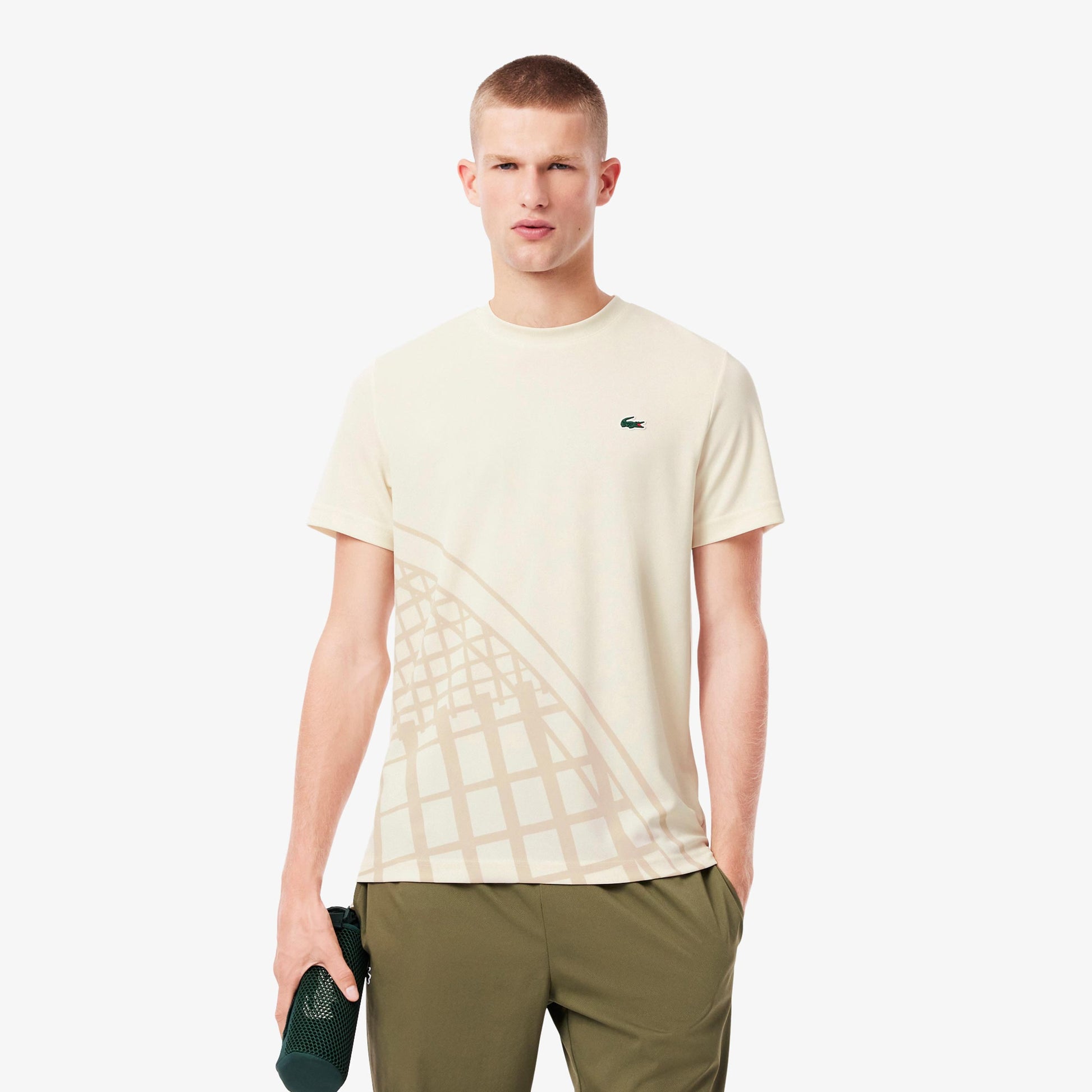 Lacoste T-Shirt Men-Cream