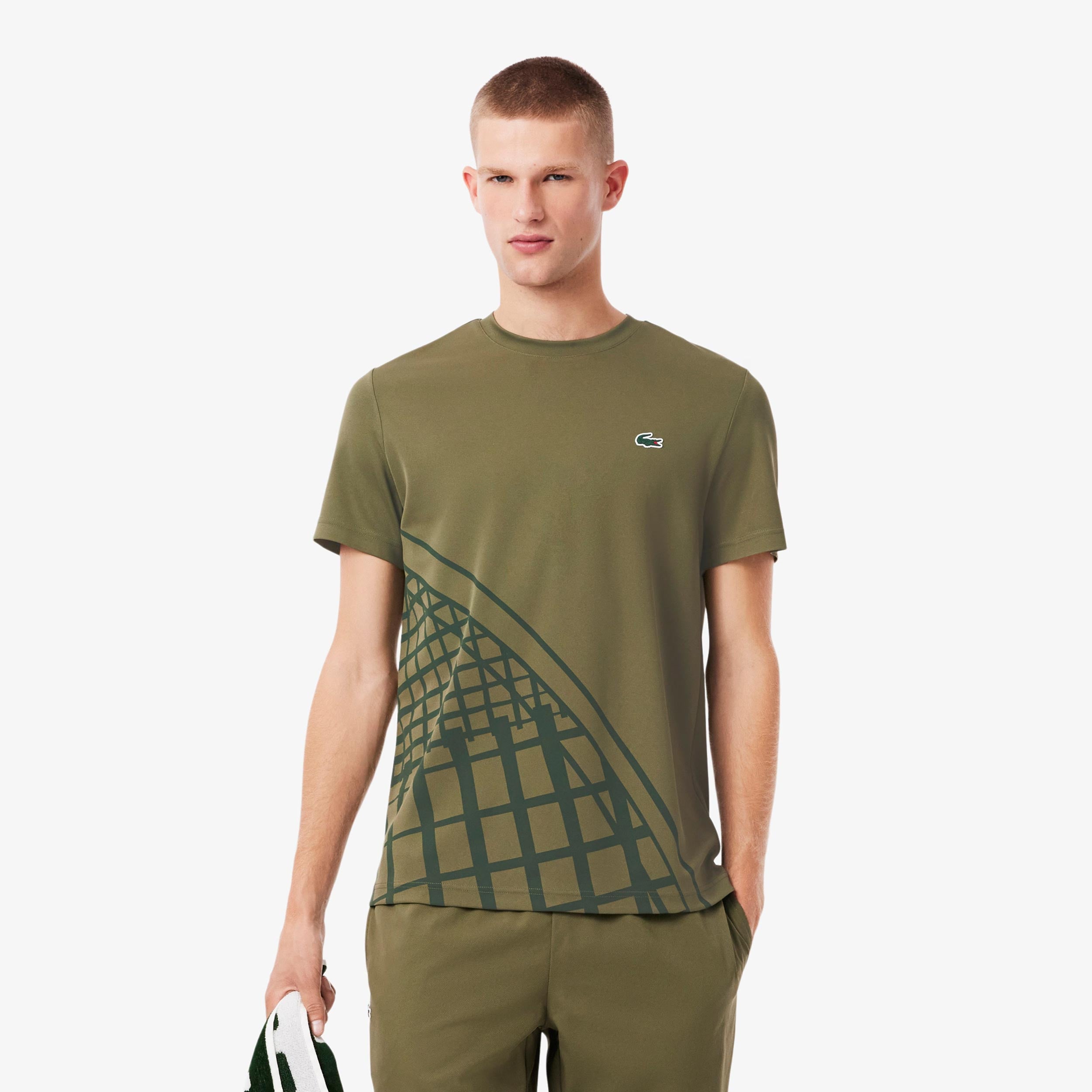 Lacoste T-Shirt Men-Olive
