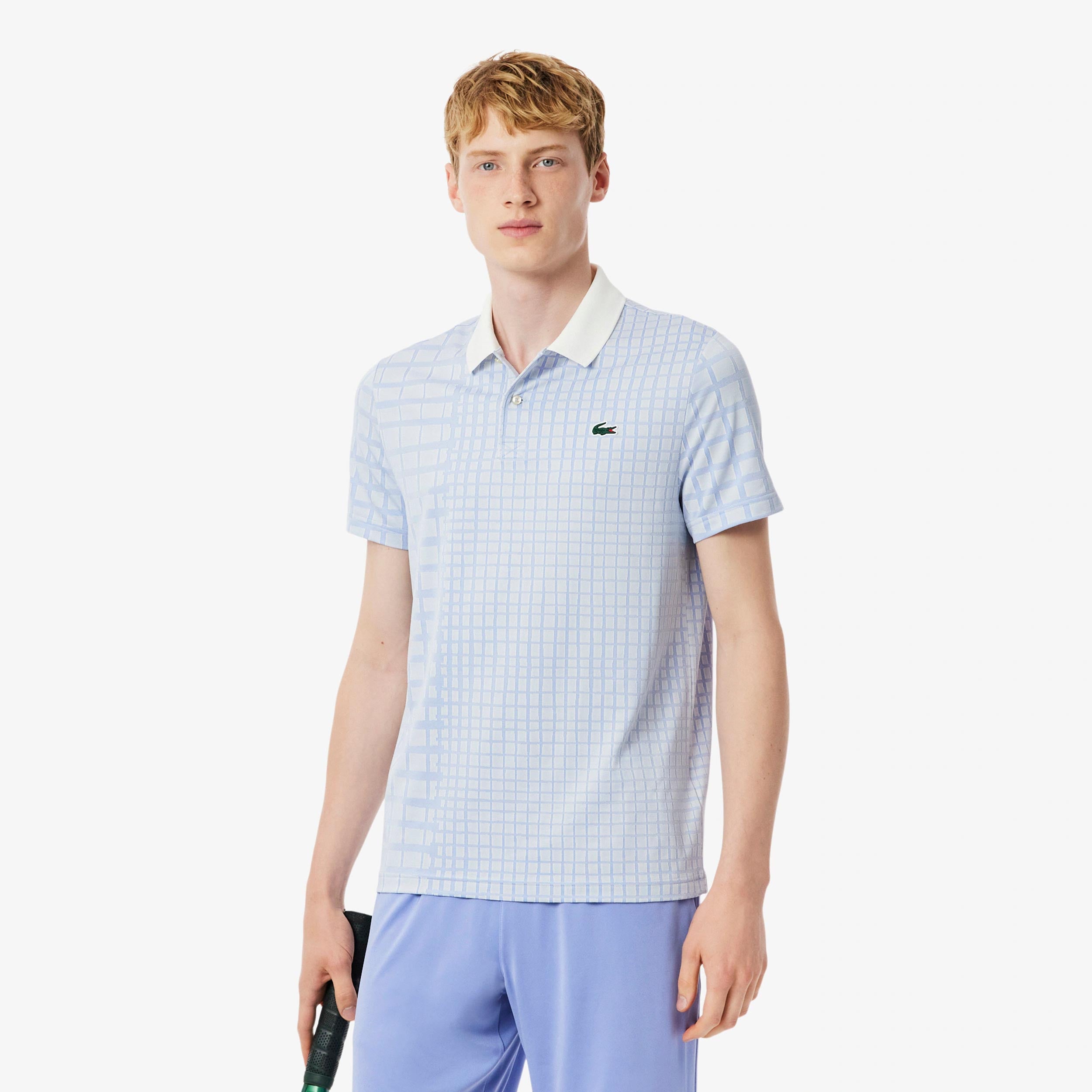Lacoste Polo Herren-creme, flieder