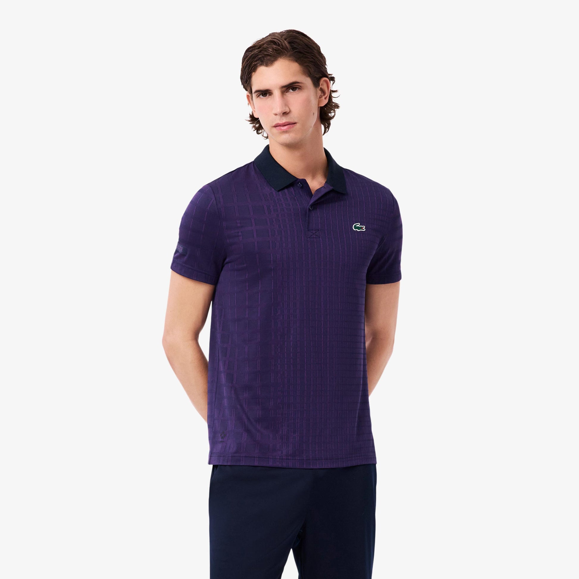 Lacoste Polo Herren-lila
