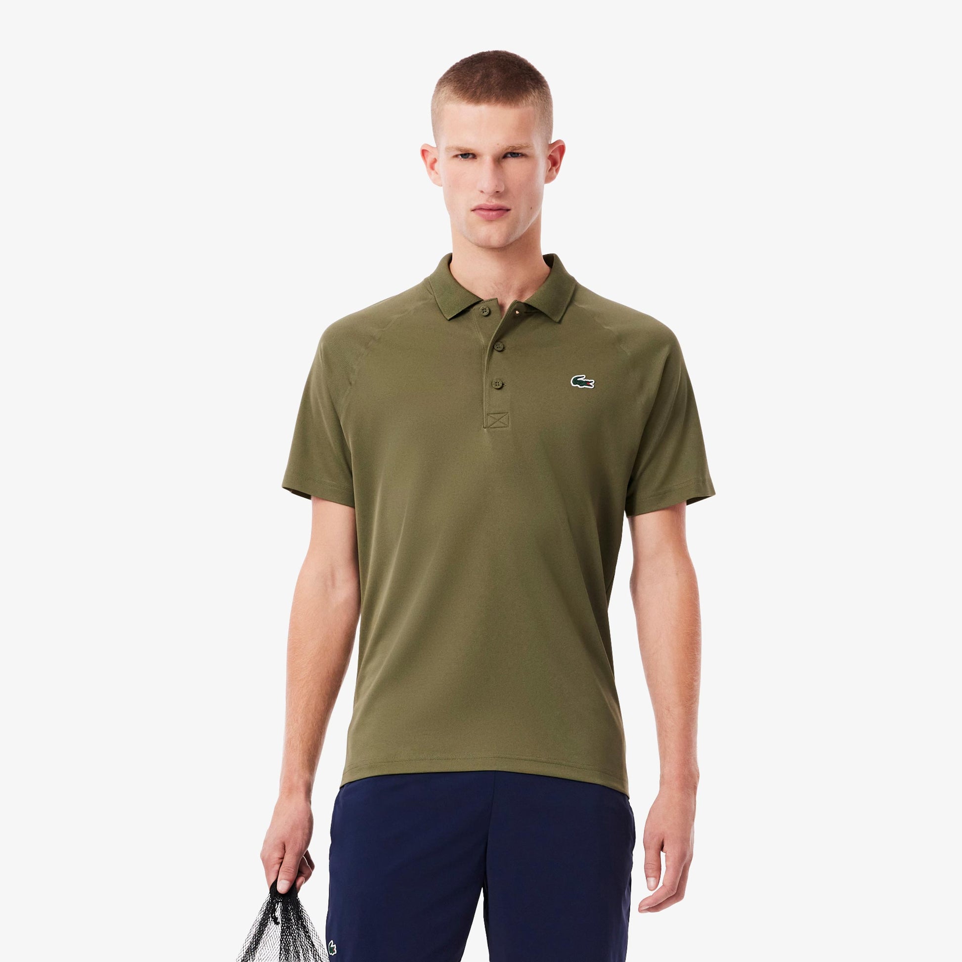 Lacoste Polo Herren - oliv