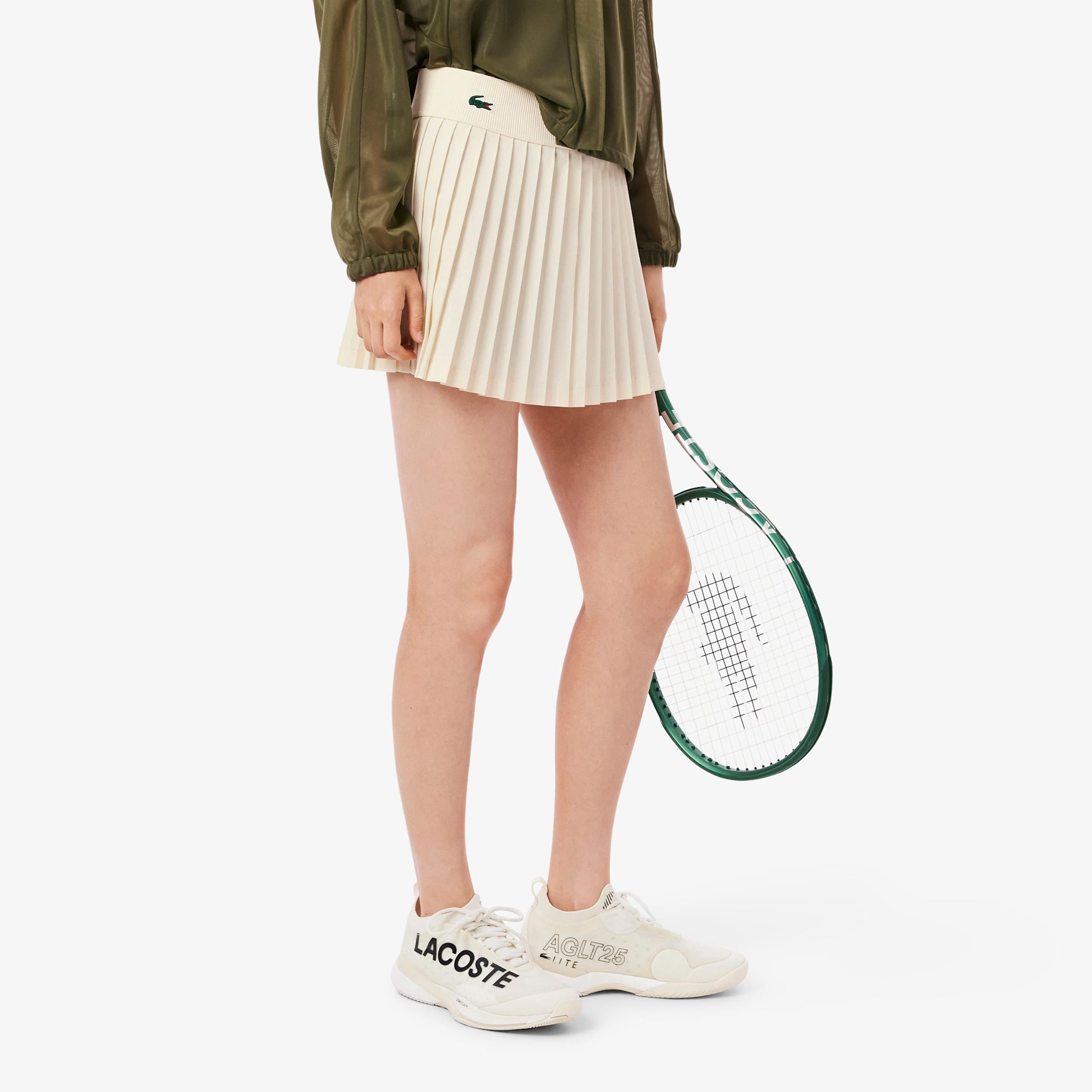 Lacoste Skirt Women - cream, olive