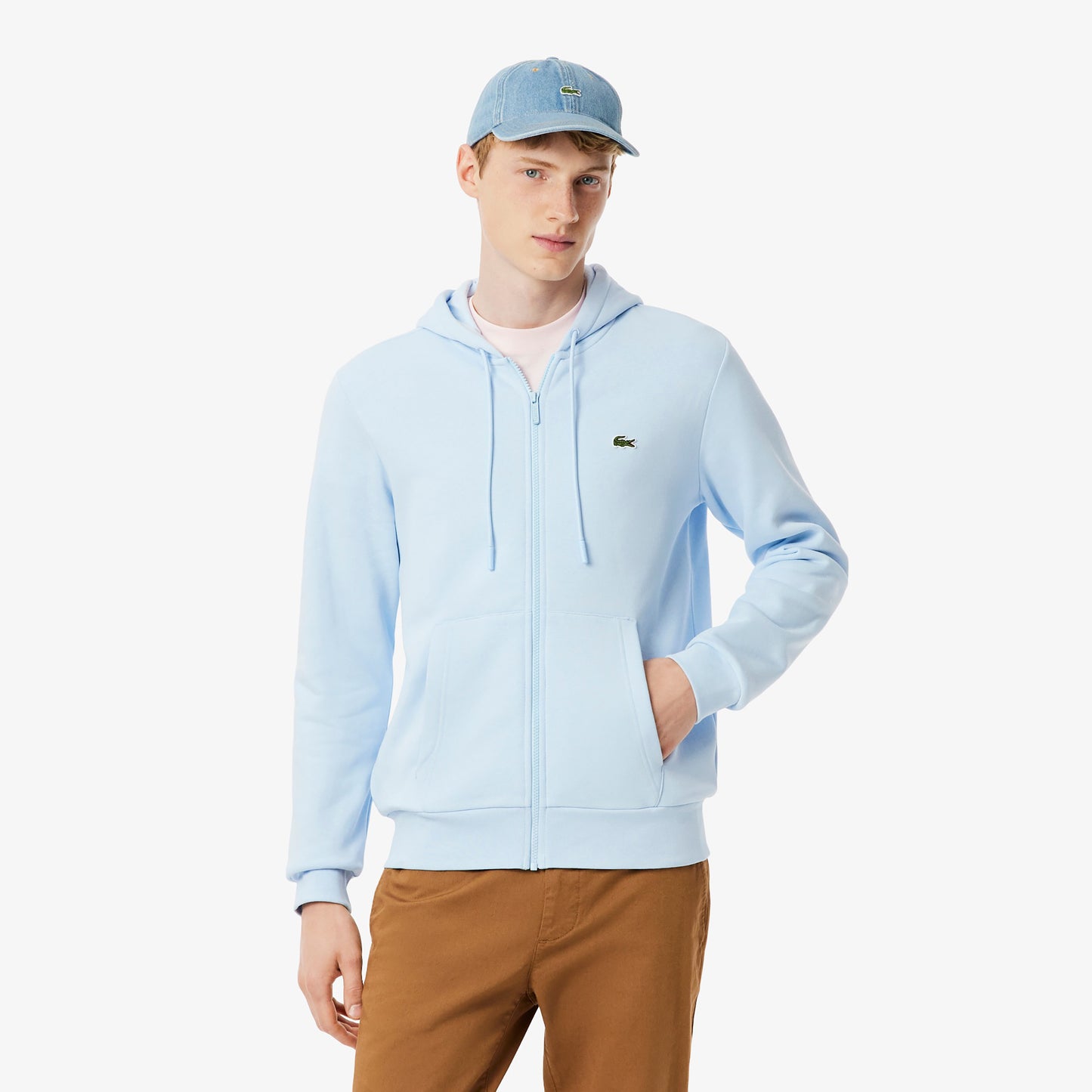 Lacoste Sweatjacke Herren - hellblau