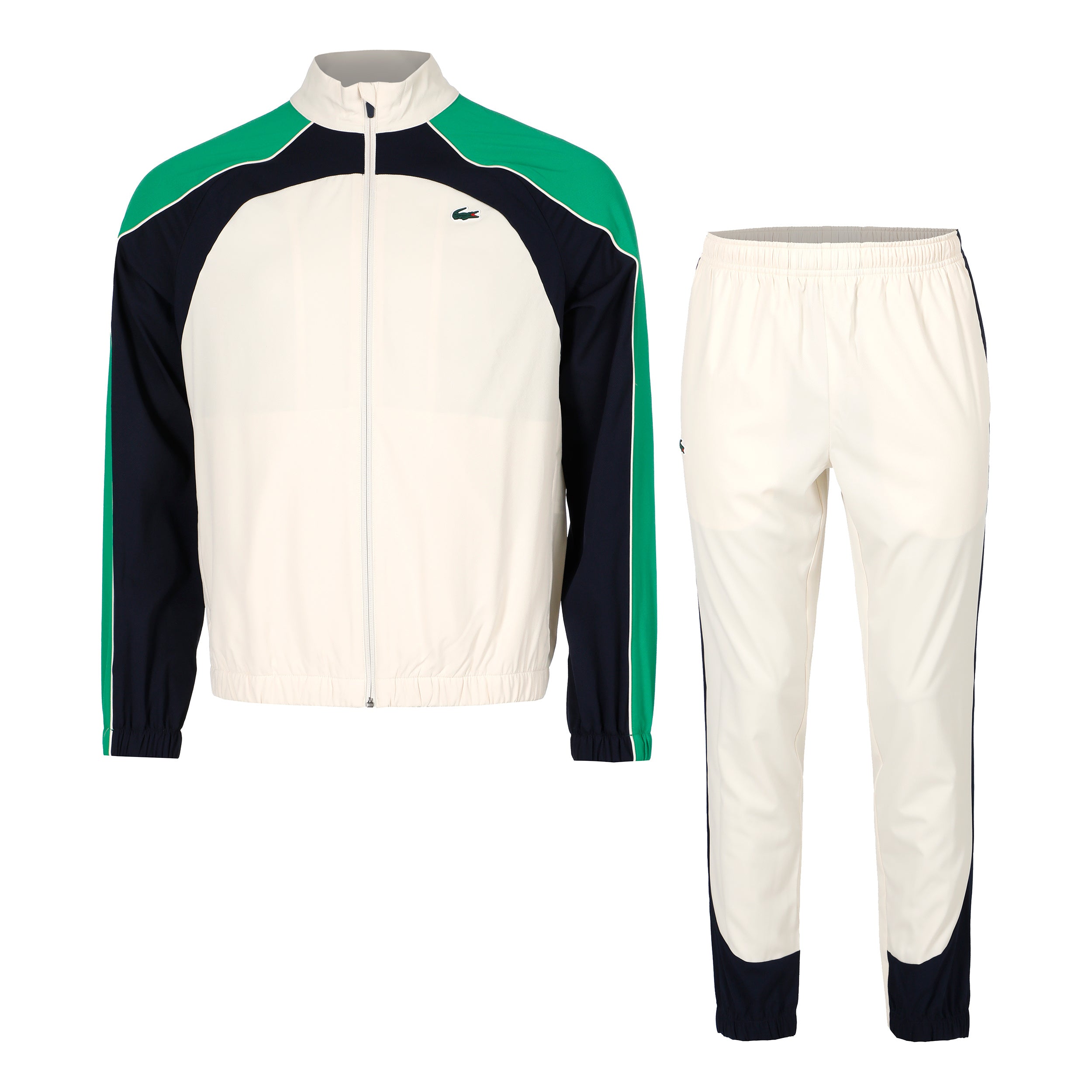 Lacoste Tracksuit Men-Cream,Multicoloured