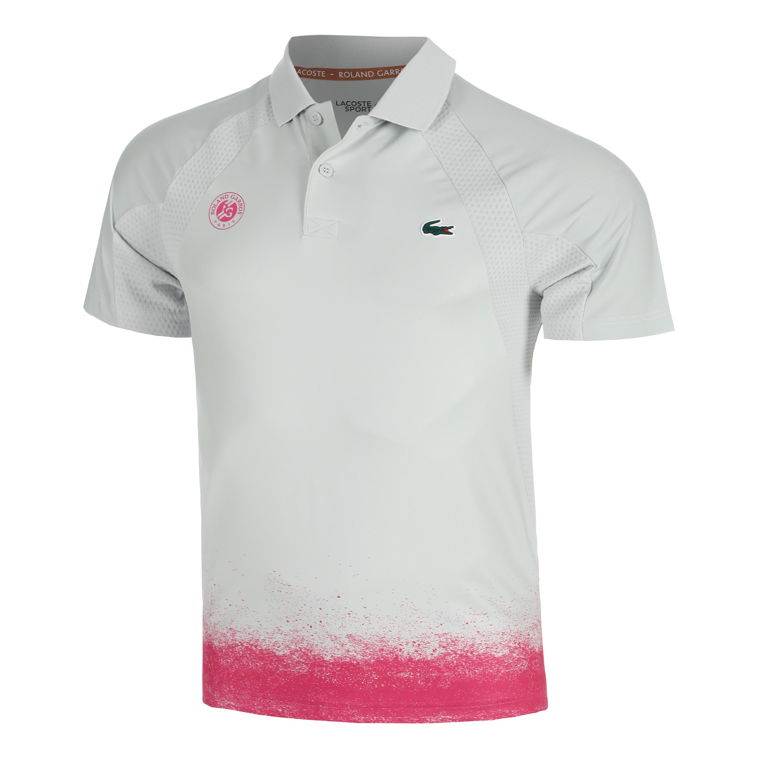 Lacoste Polo Herren-Weiß,Pink