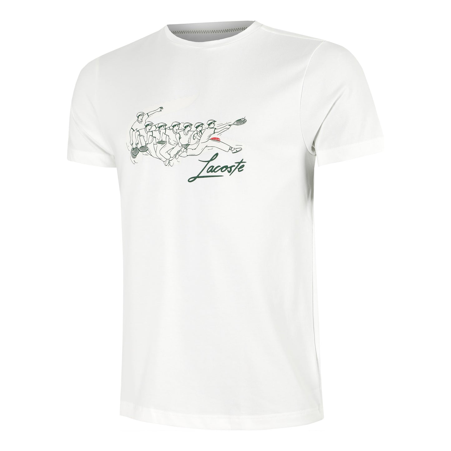 Lacoste T-Shirt Men-Cream