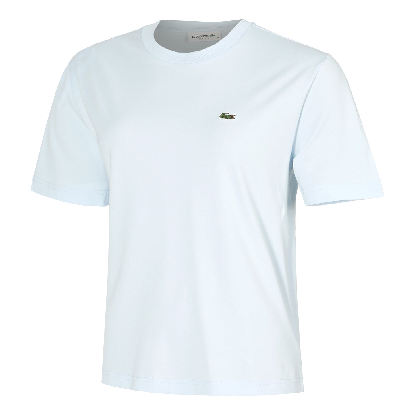 Lacoste Relaxed Fit Plain Soft T-Shirt Damen-Hellblau