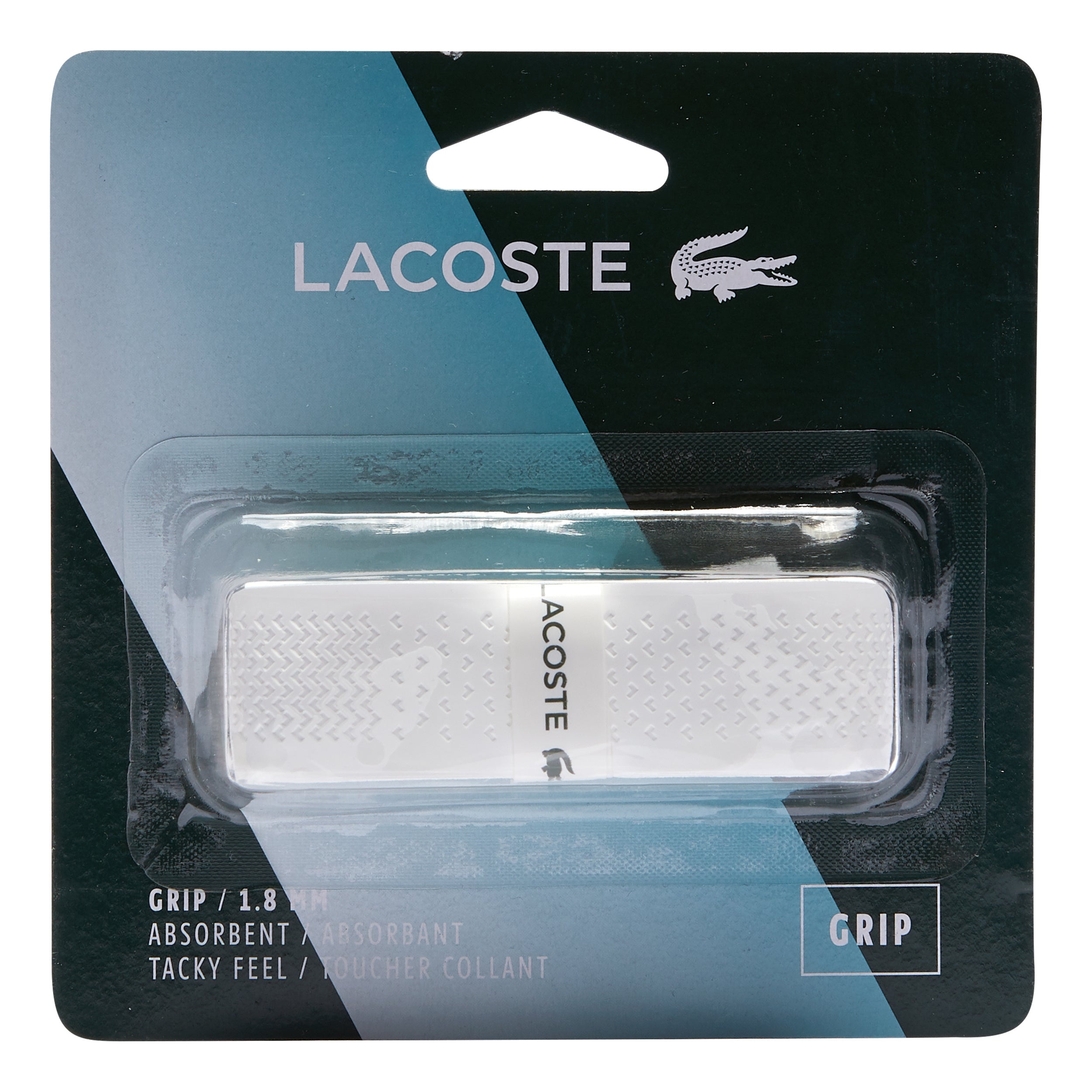 Lacoste Grip 1 Pack - white
