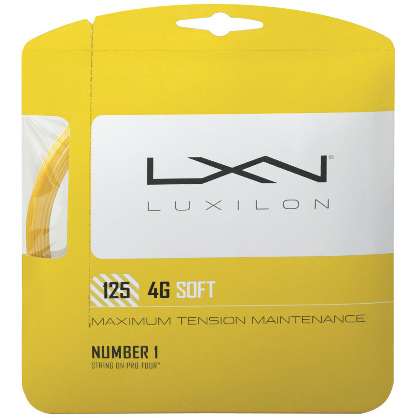 Luxilon 4G Soft  Saitenset 12,2m - gold