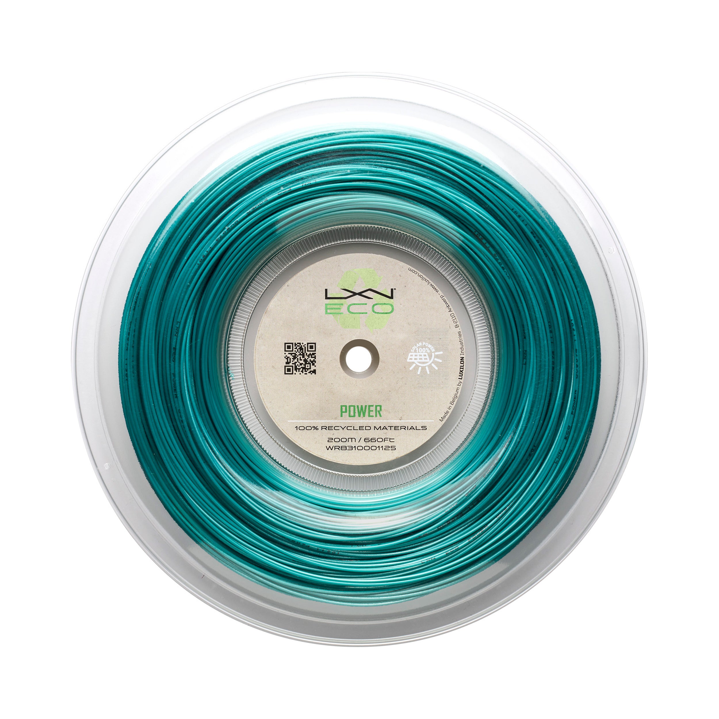 Luxilon Eco Power String Reel 200m-Petrol
