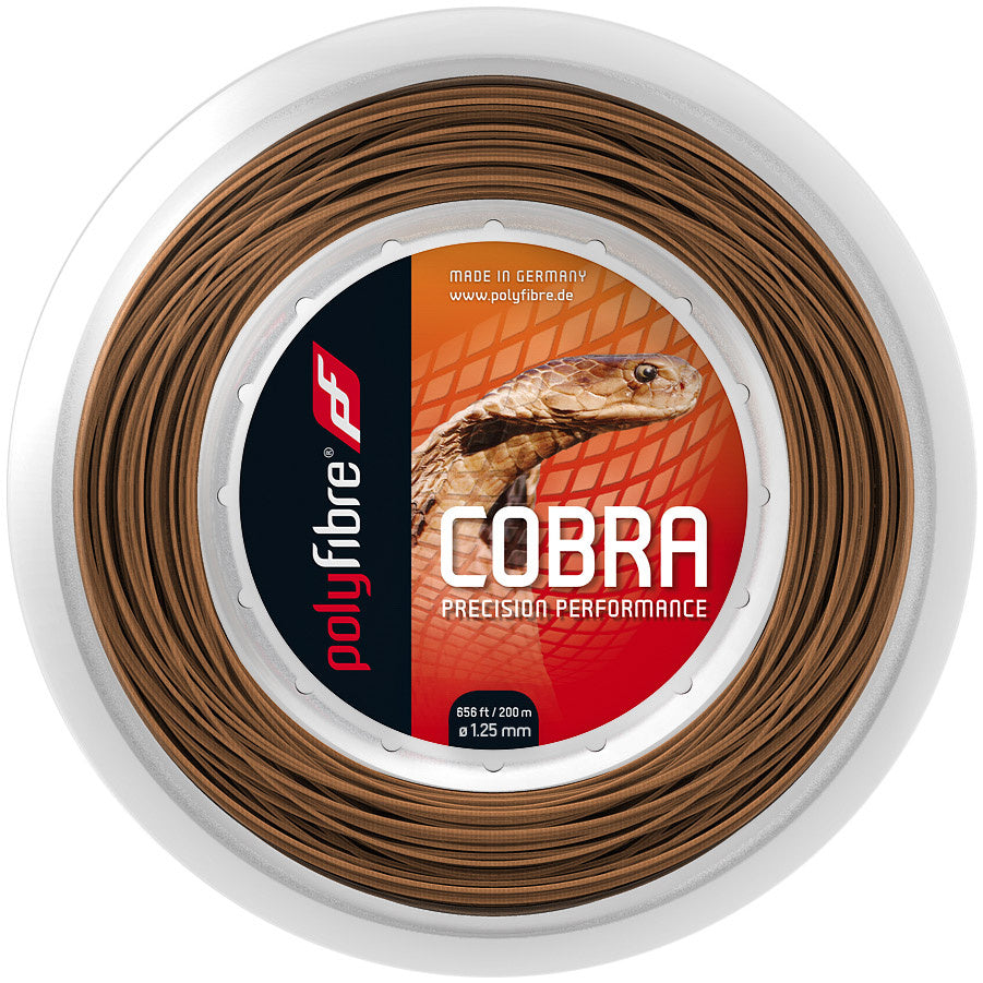 Polyfibre Cobra Beige/braun String Reel 200m-Beige