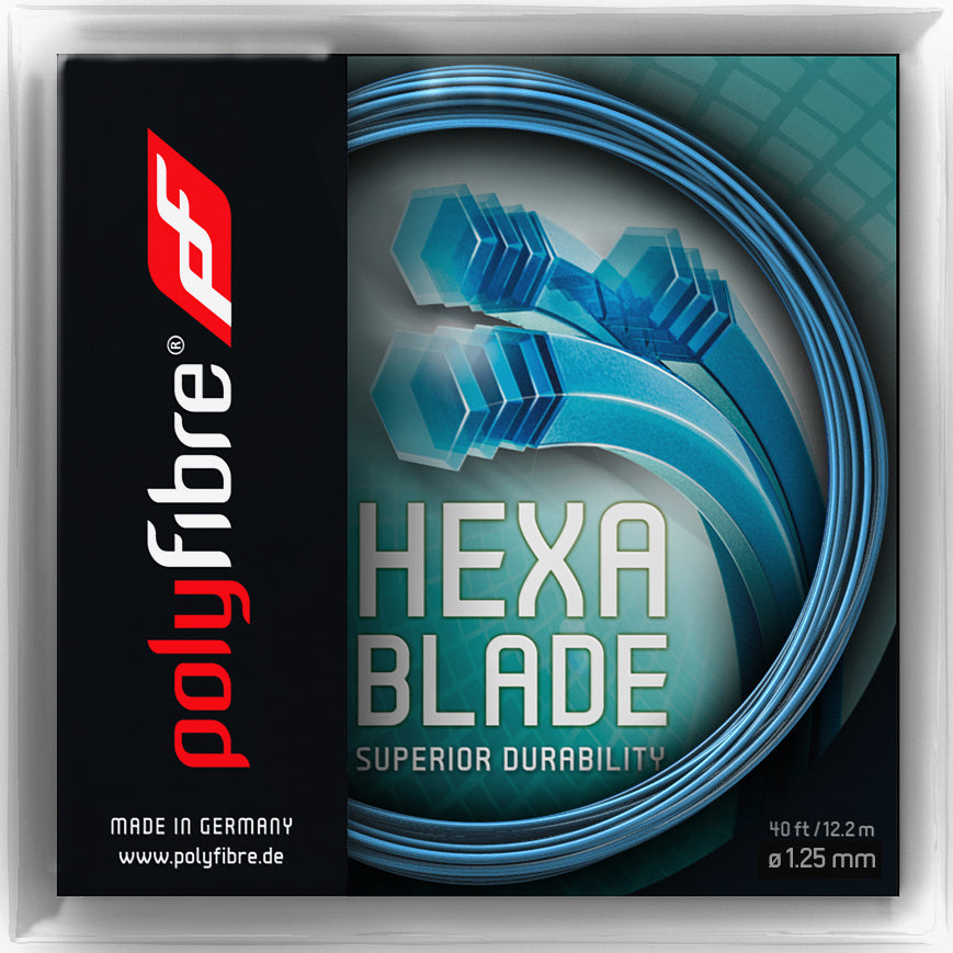 Polyfibre Hexablade String Set 12,2m-Blue