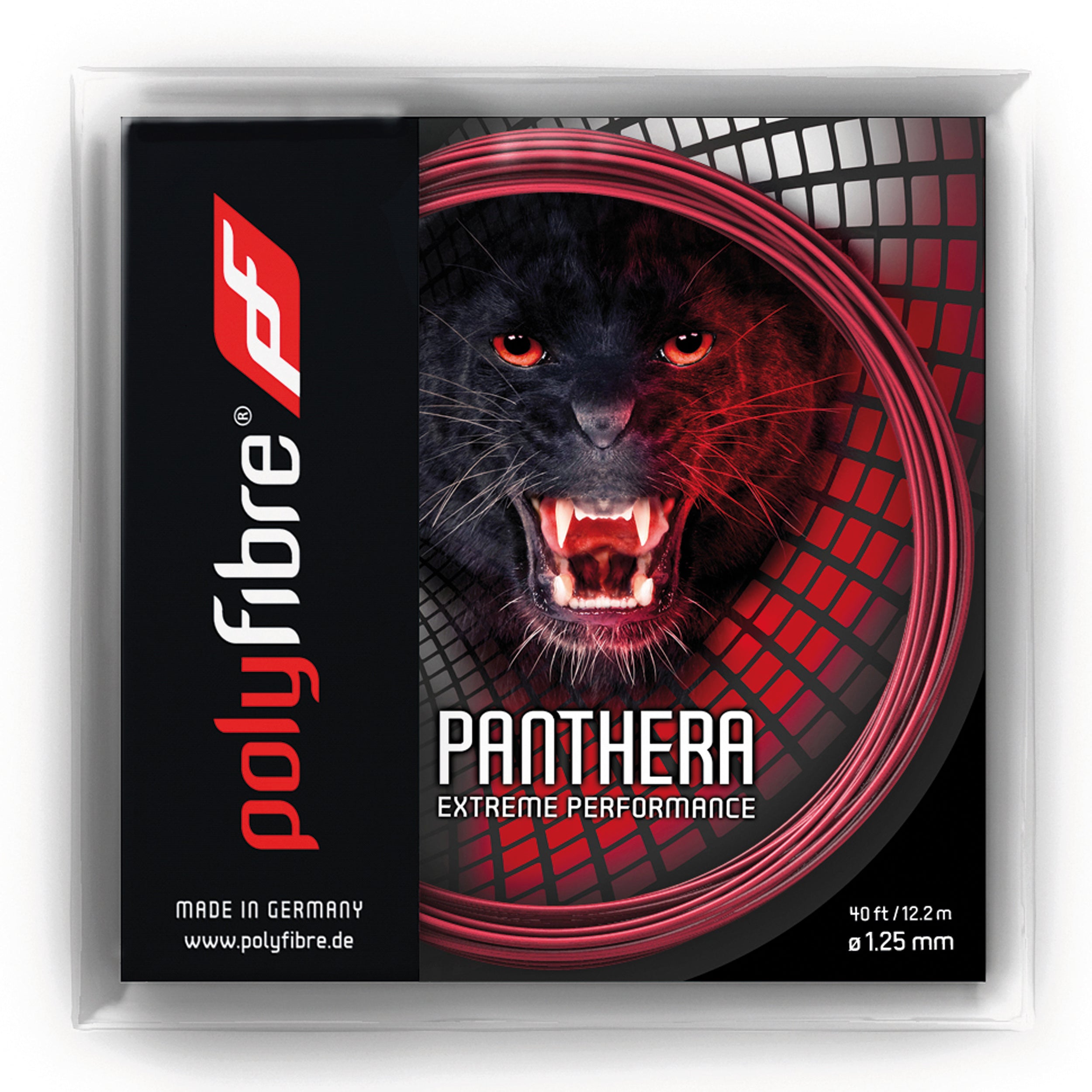 Polyfibre Panthera String Set 12m-Red