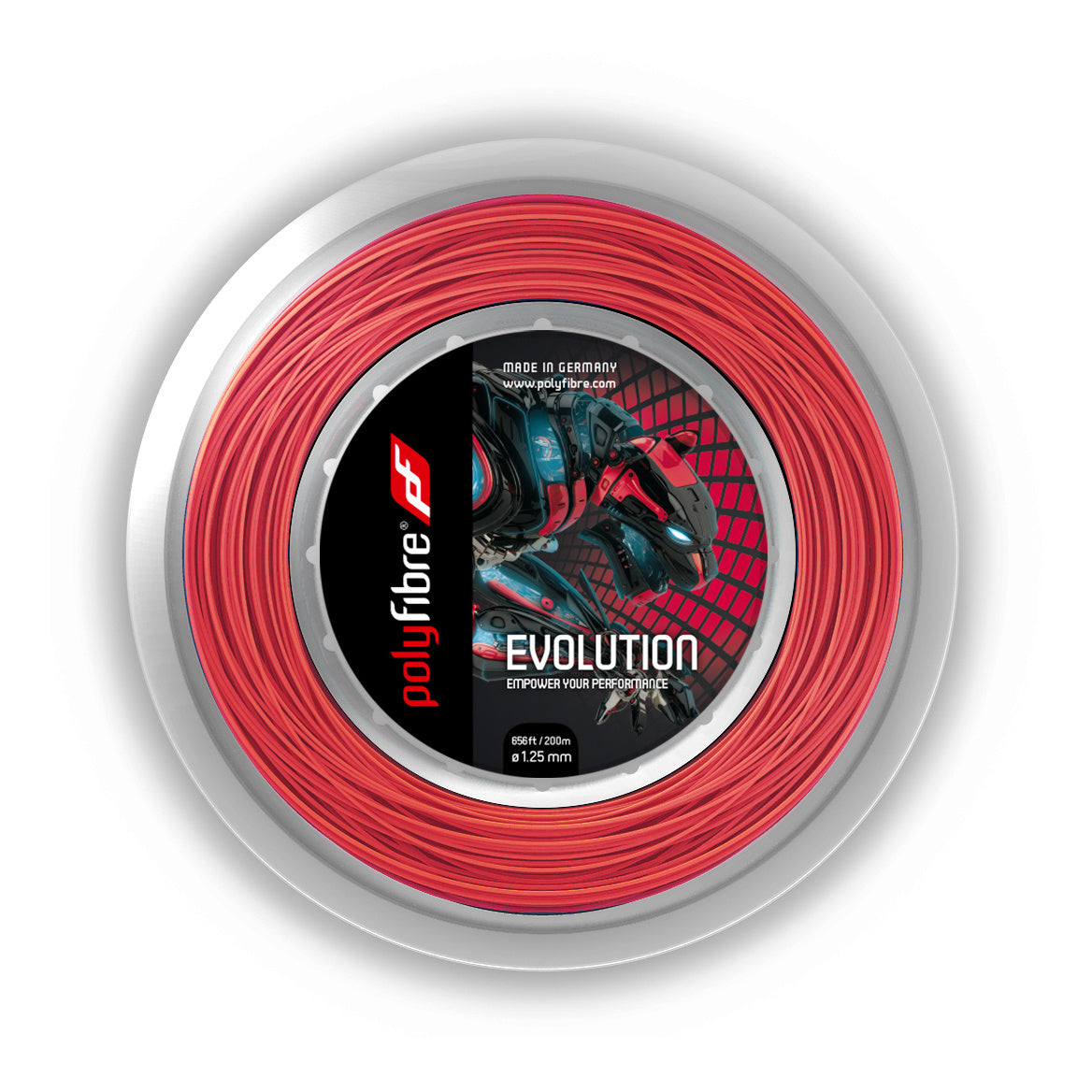 Polyfibre Evolution String Reel 200m-Red