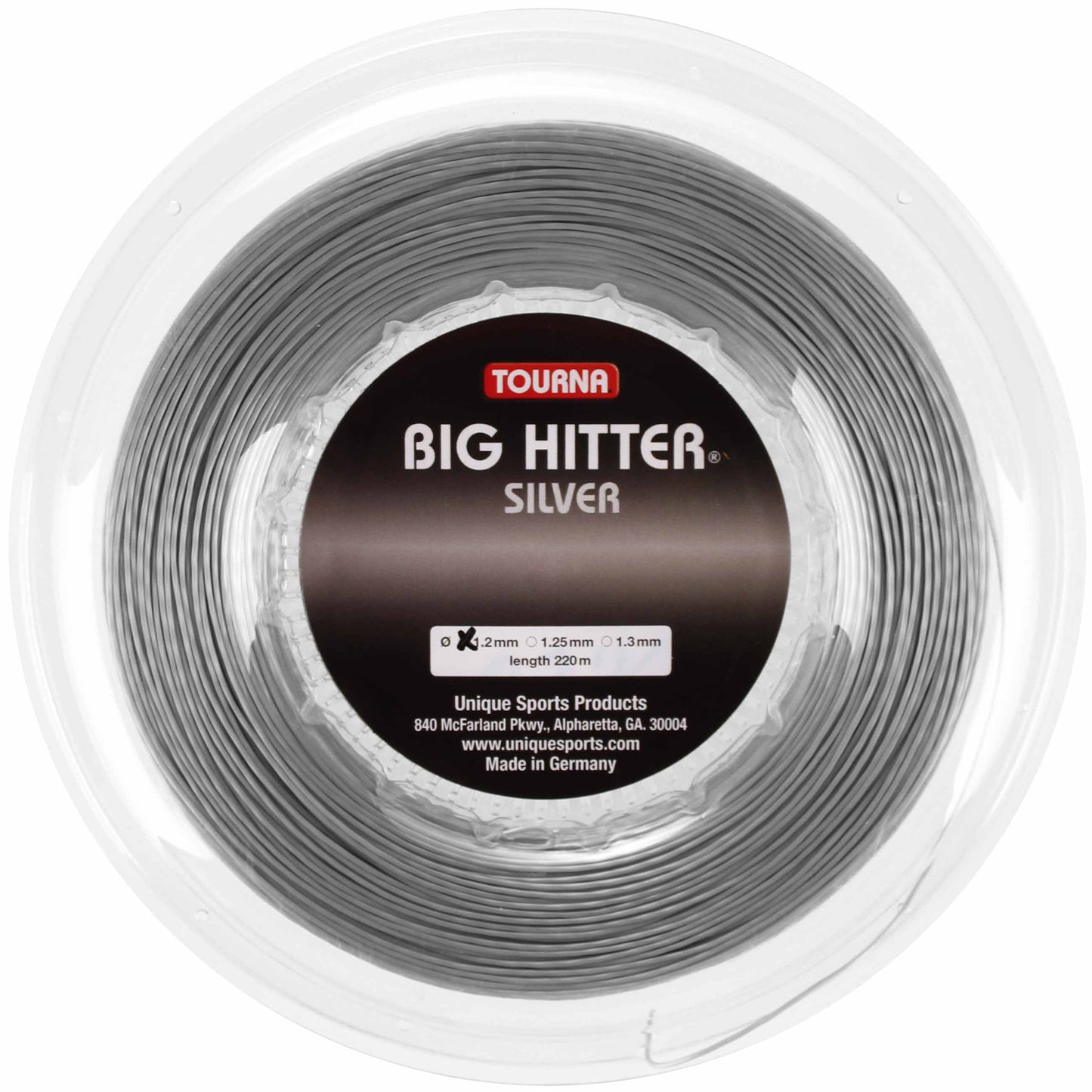 Tourna Big Hitter String Reel 220m-Silver
