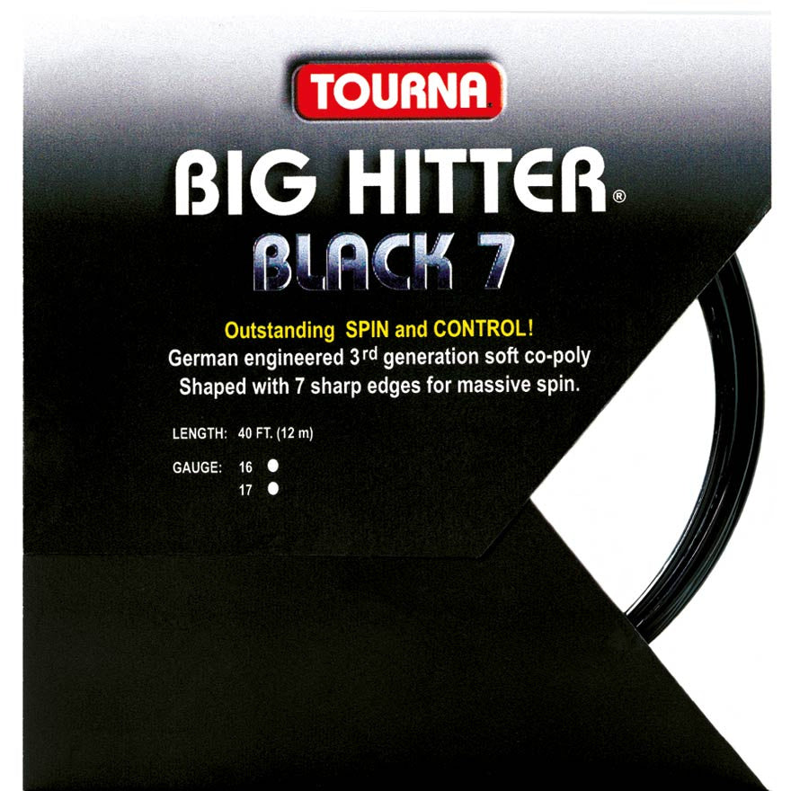 Tourna Tourna Big Hitter 7 String Set 12m-Black