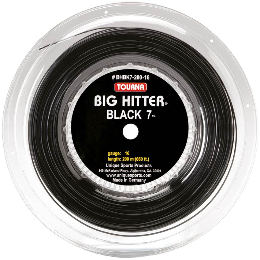 Tourna Big Hitter 7 Saitenrolle 220m-Schwarz