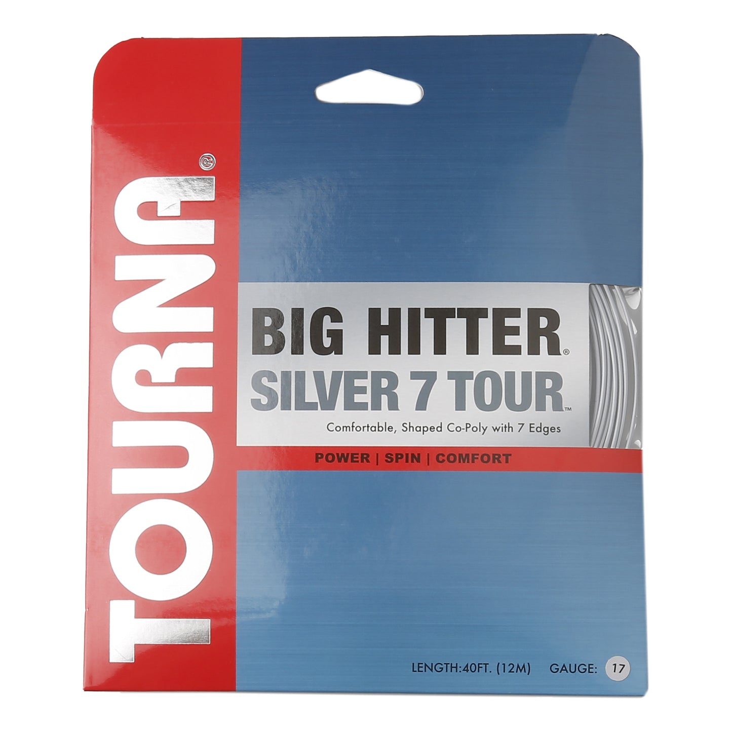 Tourna Silver7 Tour String Set 12m-Silver