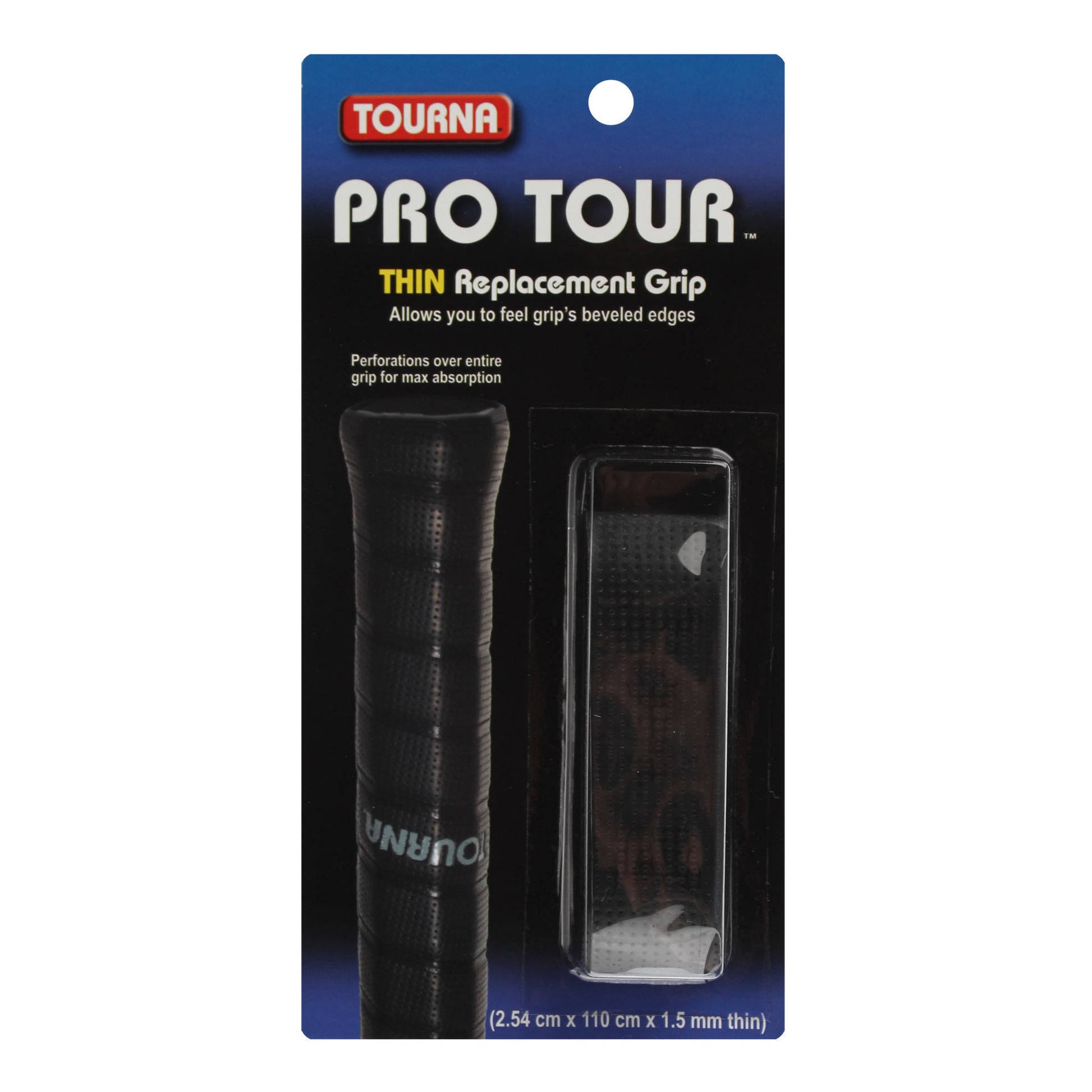 Tourna Pro Tour Grip 1 Pack-Black