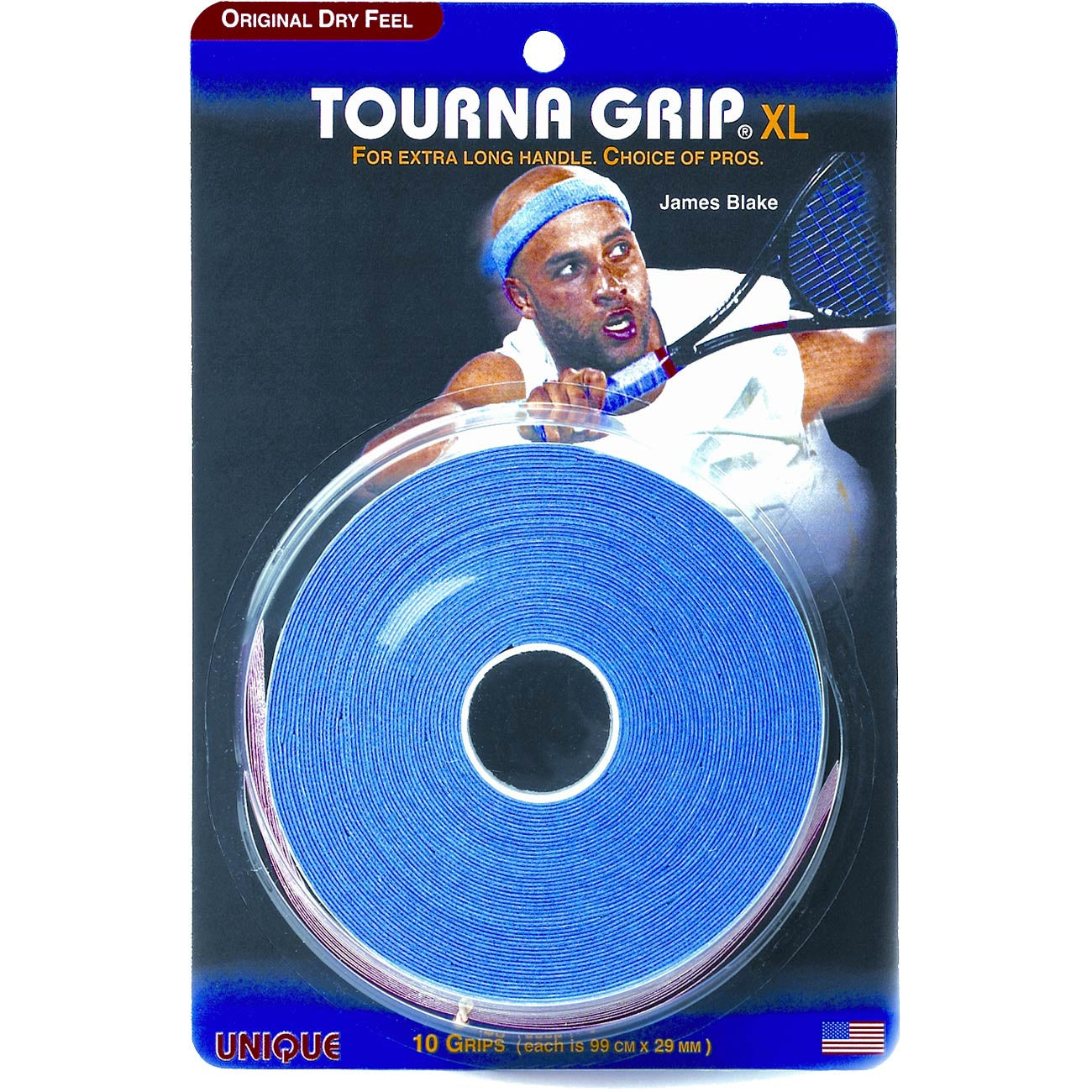 Tourna Grip XL 10 Pack-Blue