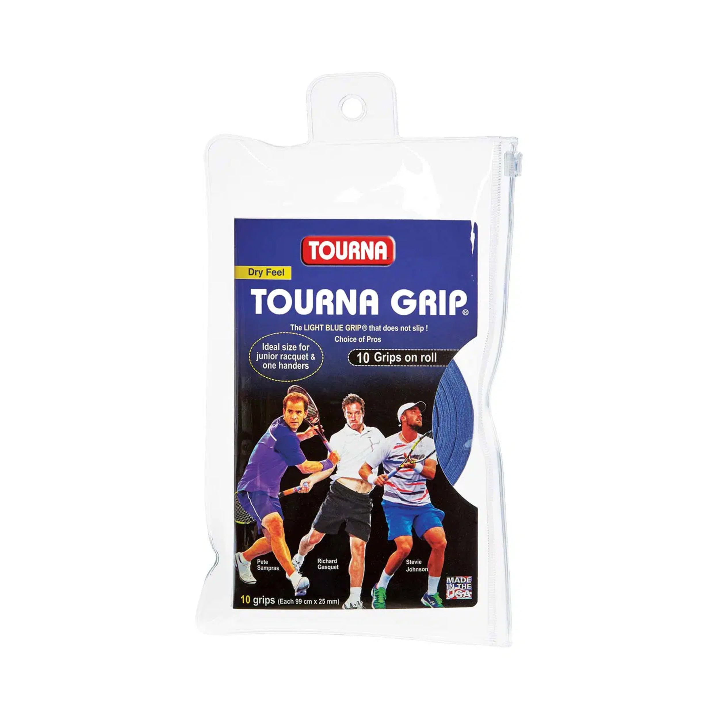 Tourna Grip Standard 10 Pack-Blue