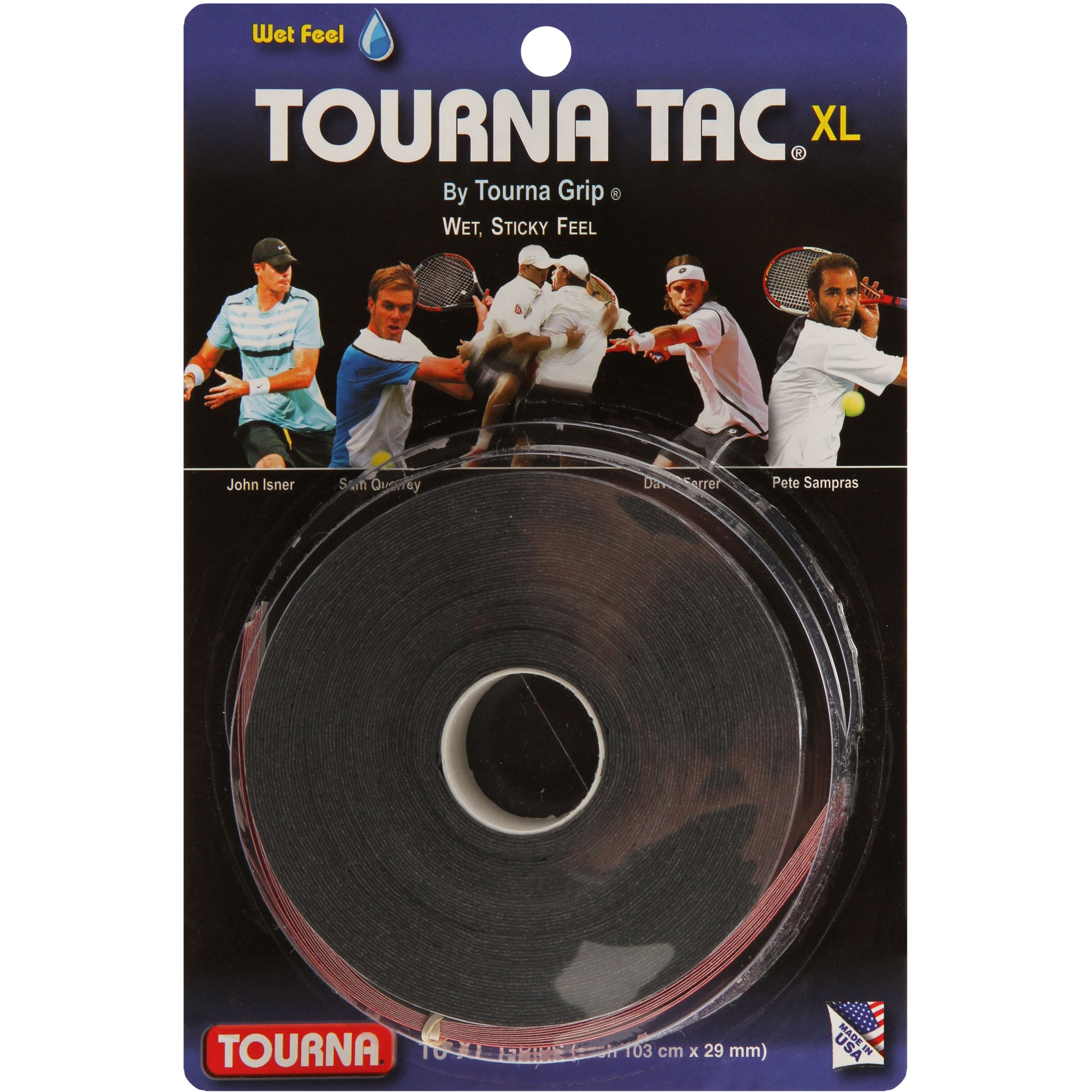 Tourna Tac 10 Pack-Black