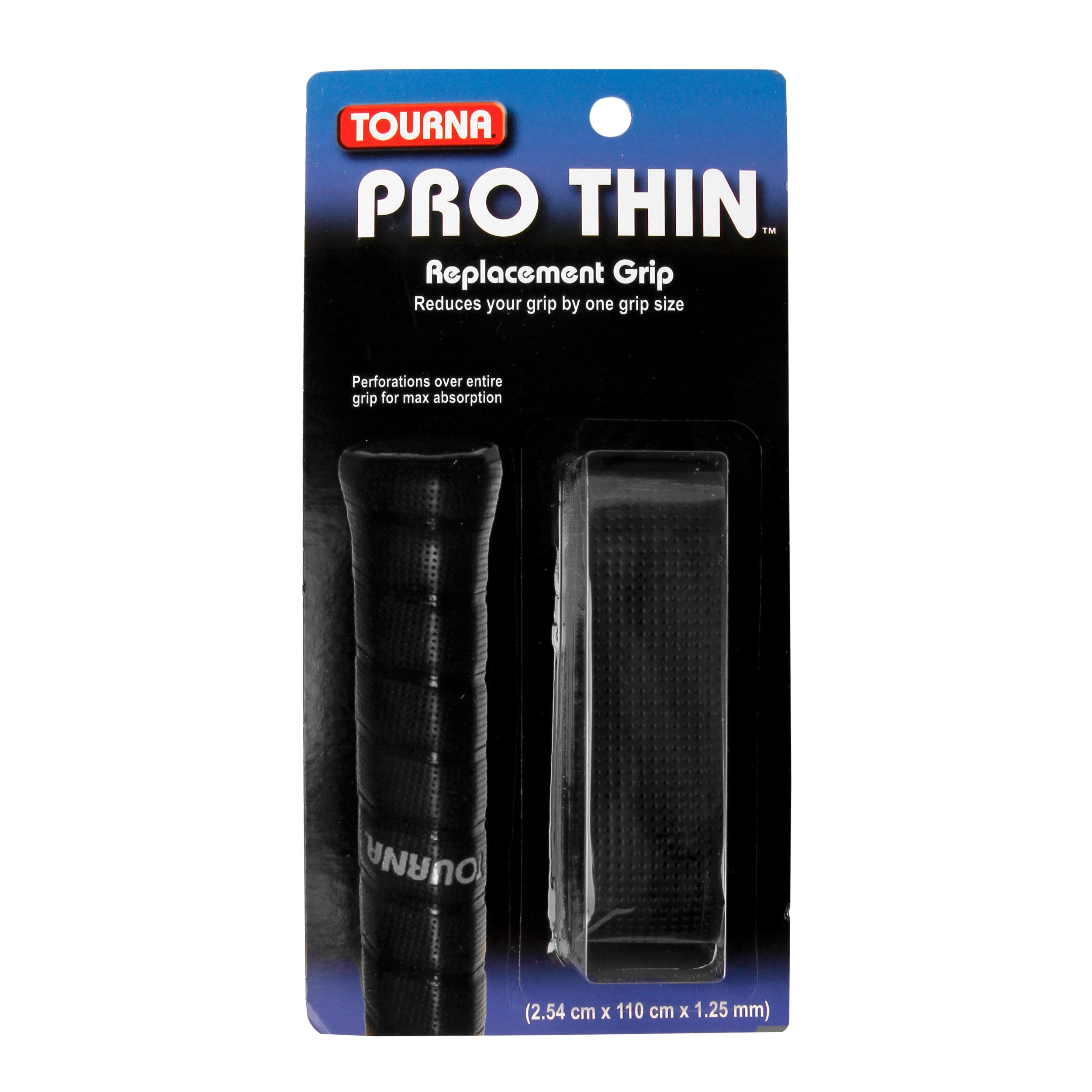 Tourna Pro Thin Grip 1 Pack-Black