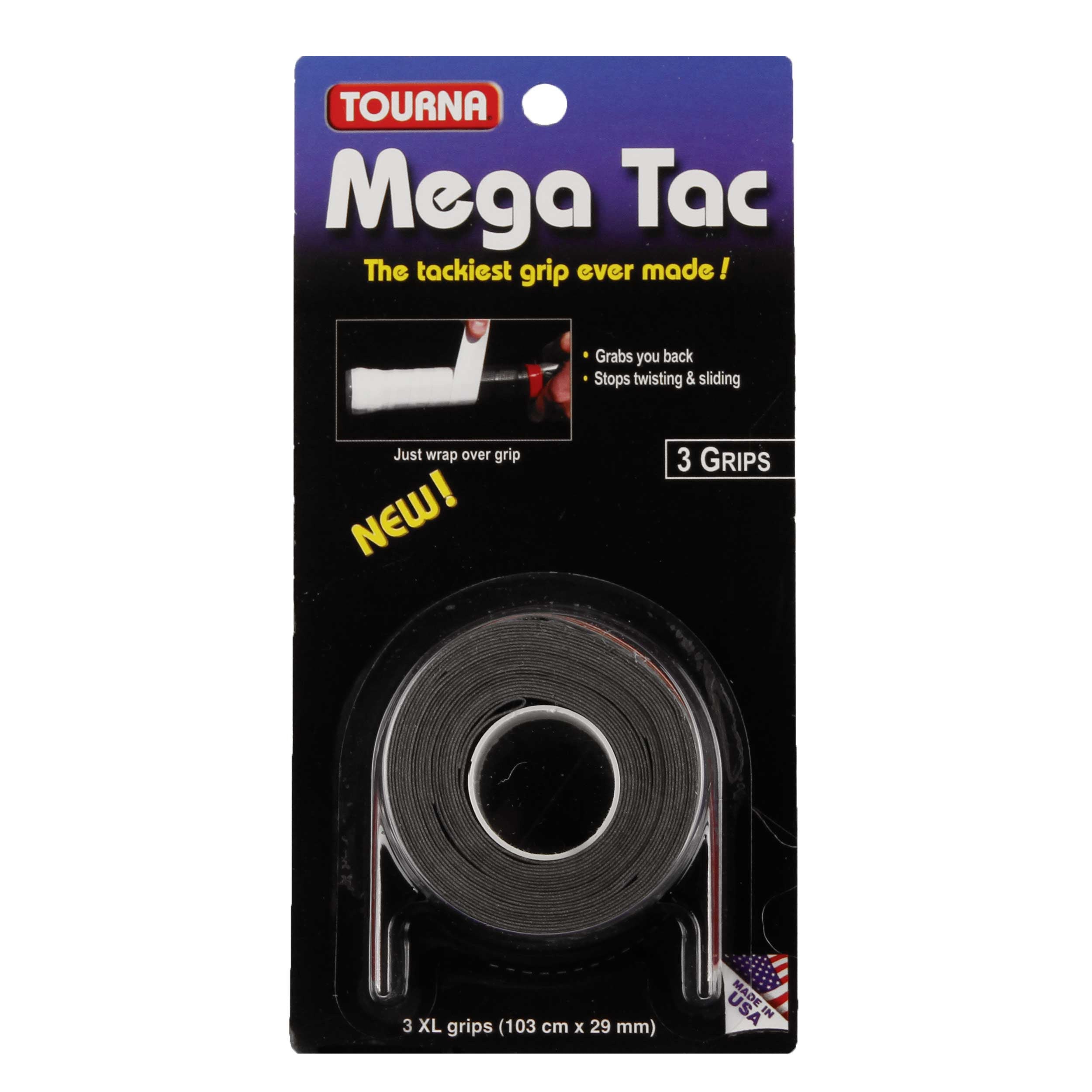 Tourna Mega Tac 3 Pack-Black