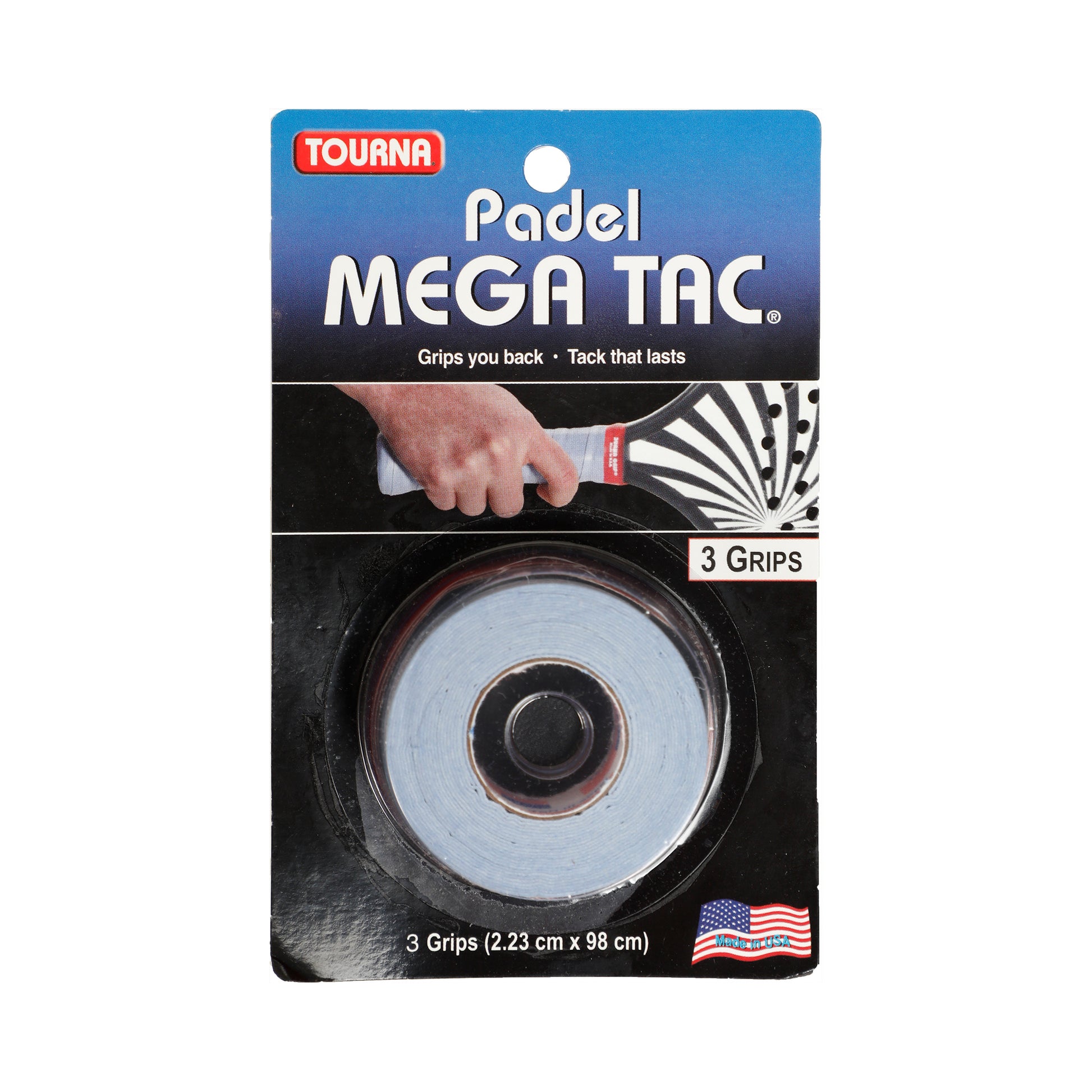 Tourna Padel Mega Tac 3 Pack-Blue