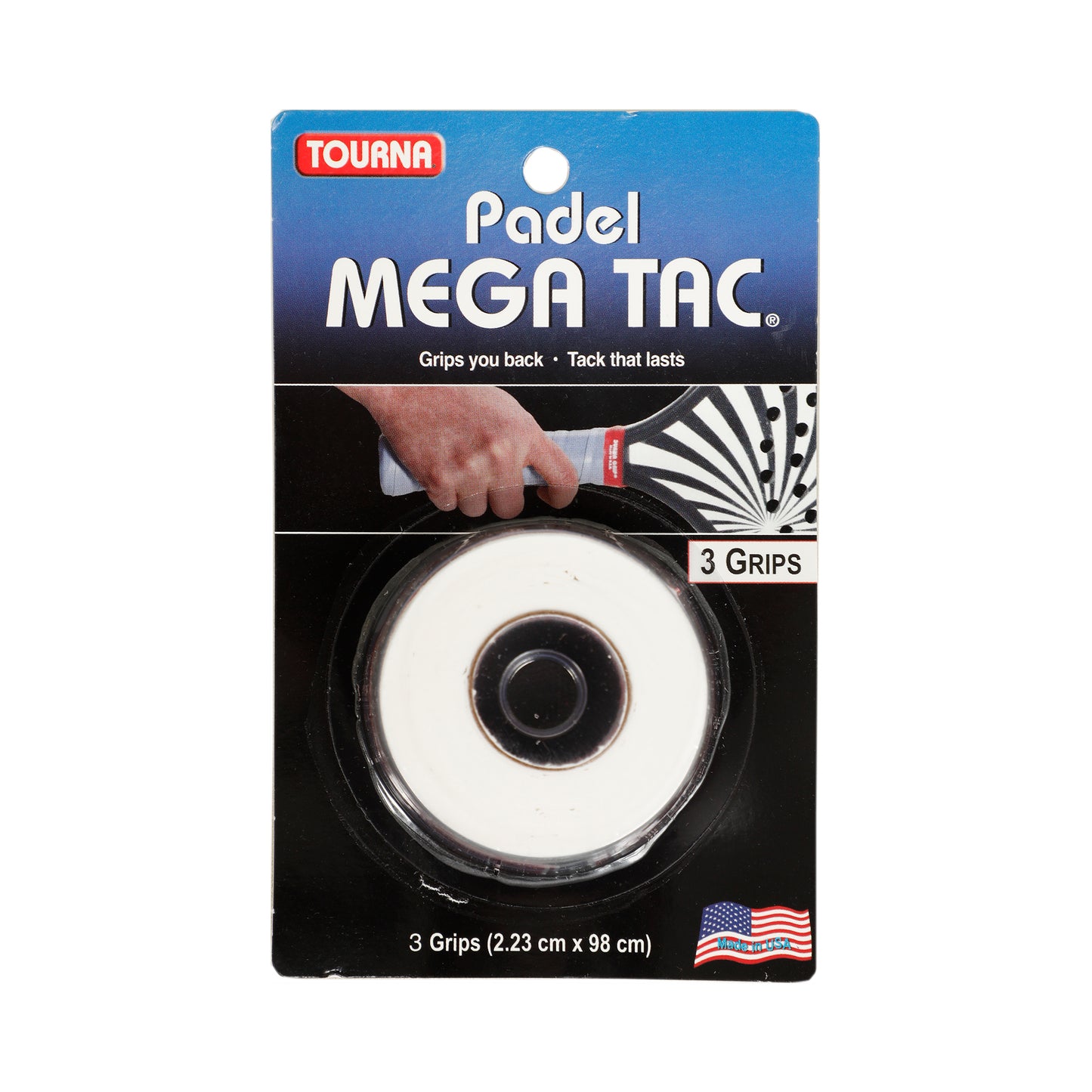 Tourna Padel Mega Tac 3er Pack-Weiß
