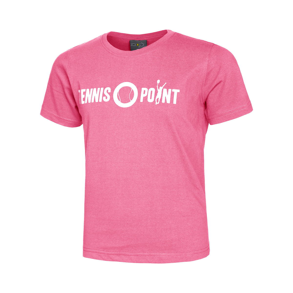 Tennis-Point Basic Cotton T-Shirt Kids - pink, white