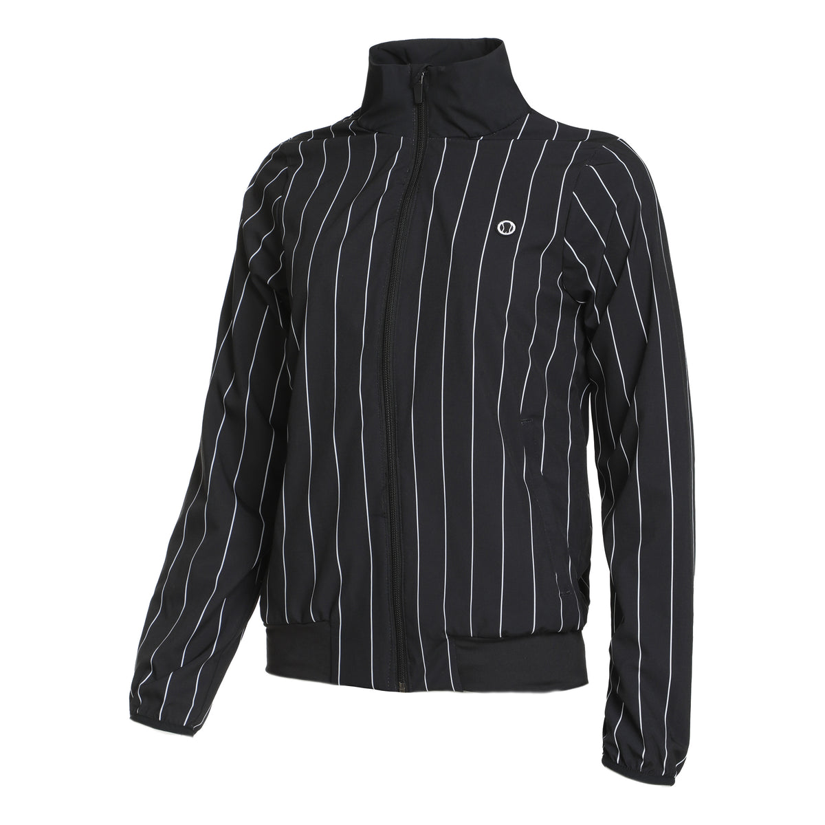 Tennis-Point Stripes Training jacket Women - black, white