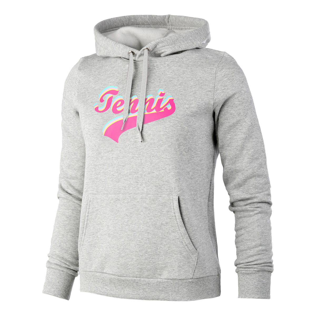 Tennis-Point Tennis Signature Hoody Damen - grau, mehrfarbig