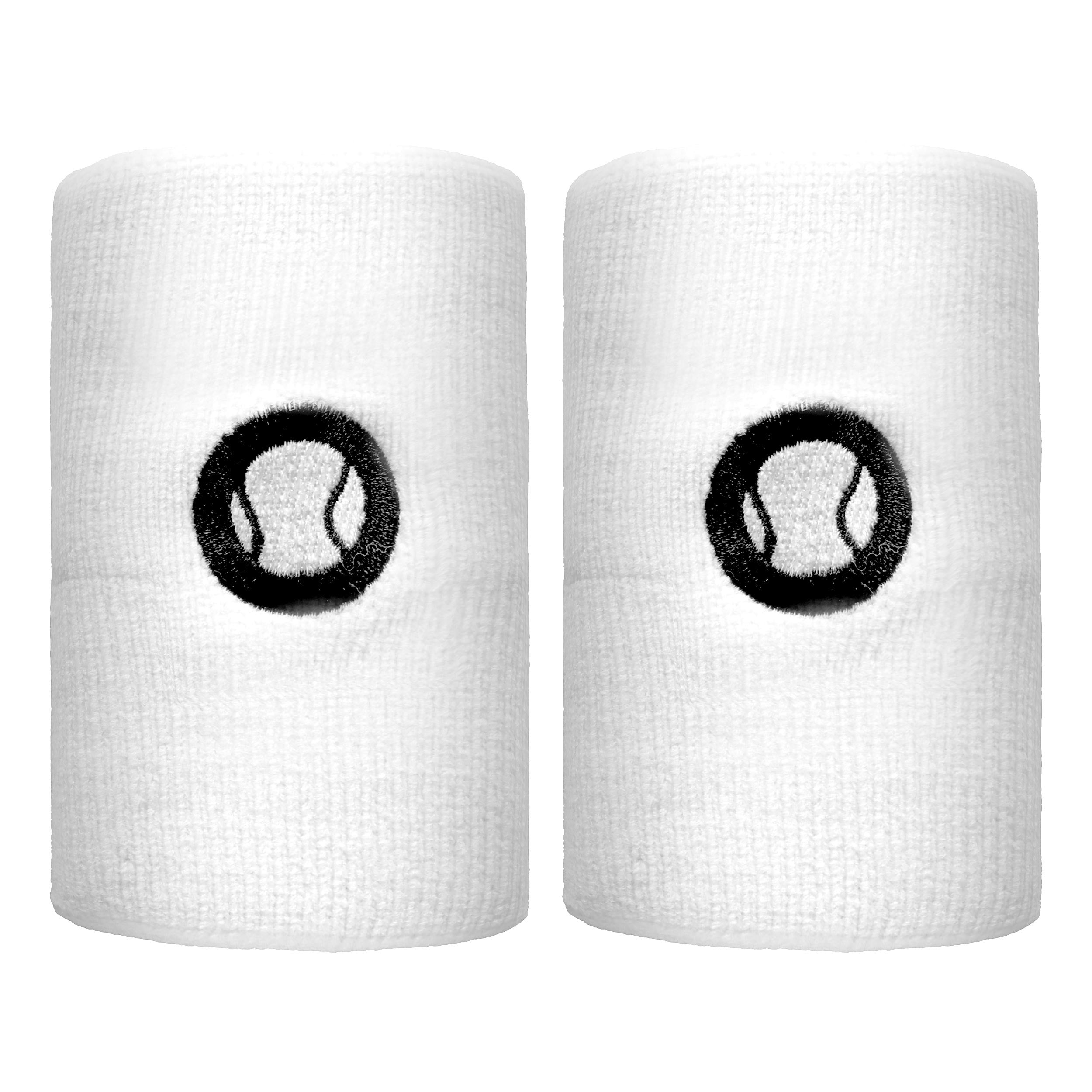 Tennis-Point Wristband long - white