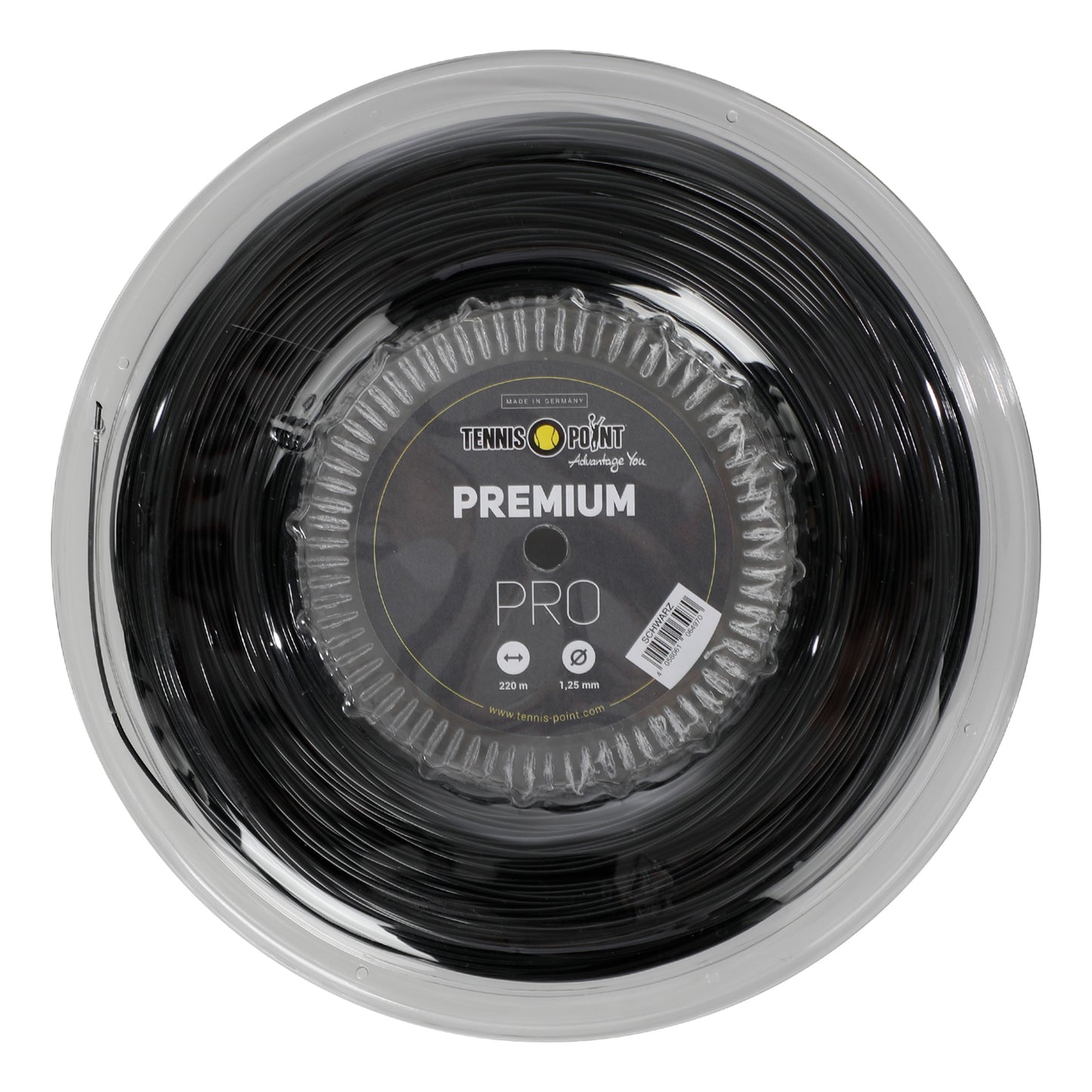 Tennis-Point Premium Pro String reel 220m - black