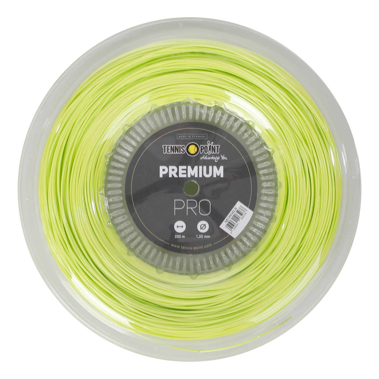 Tennis-Point Premium Pro Saitenrolle 220m-Limette