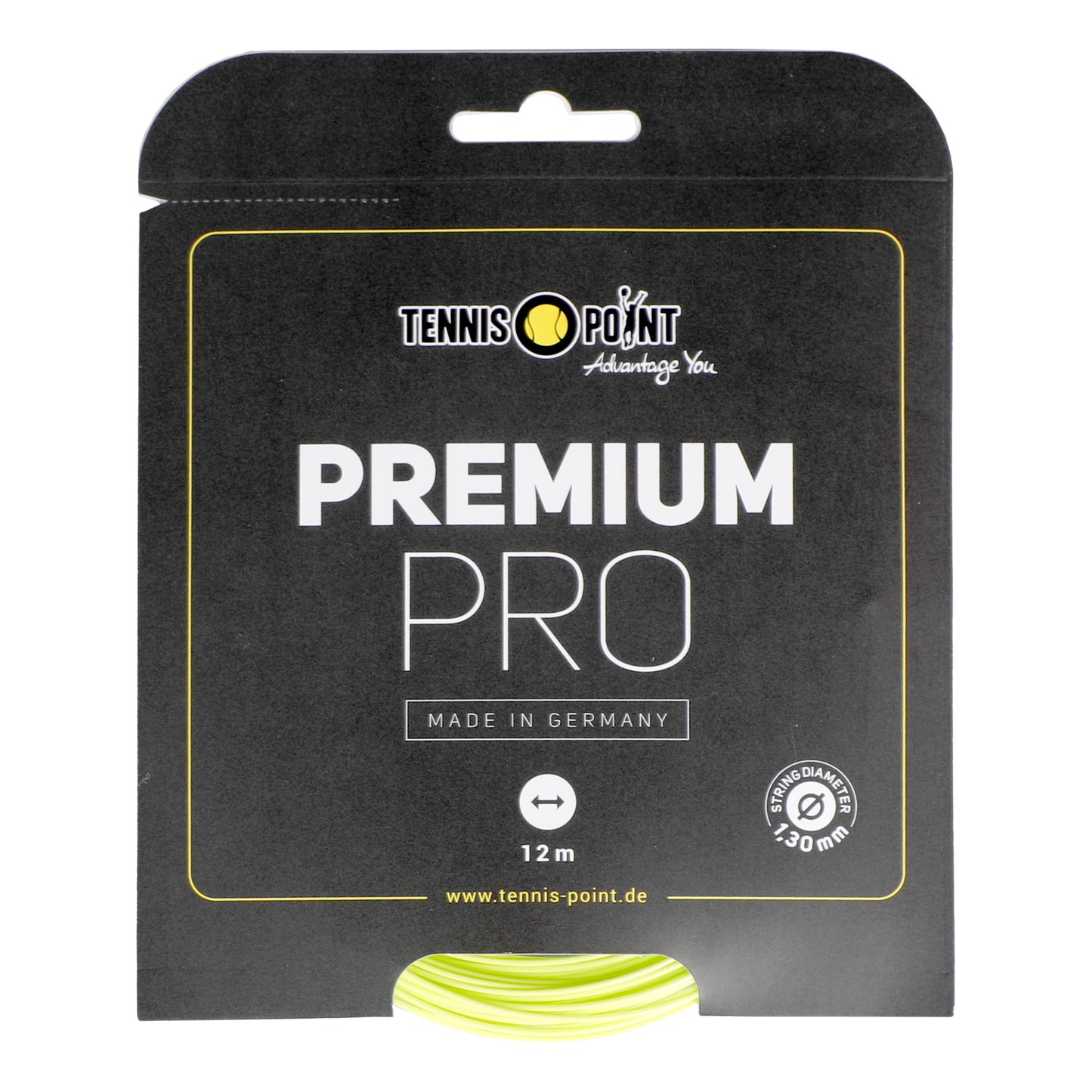 Tennis-Point Premium Pro String Set 12m-Lime