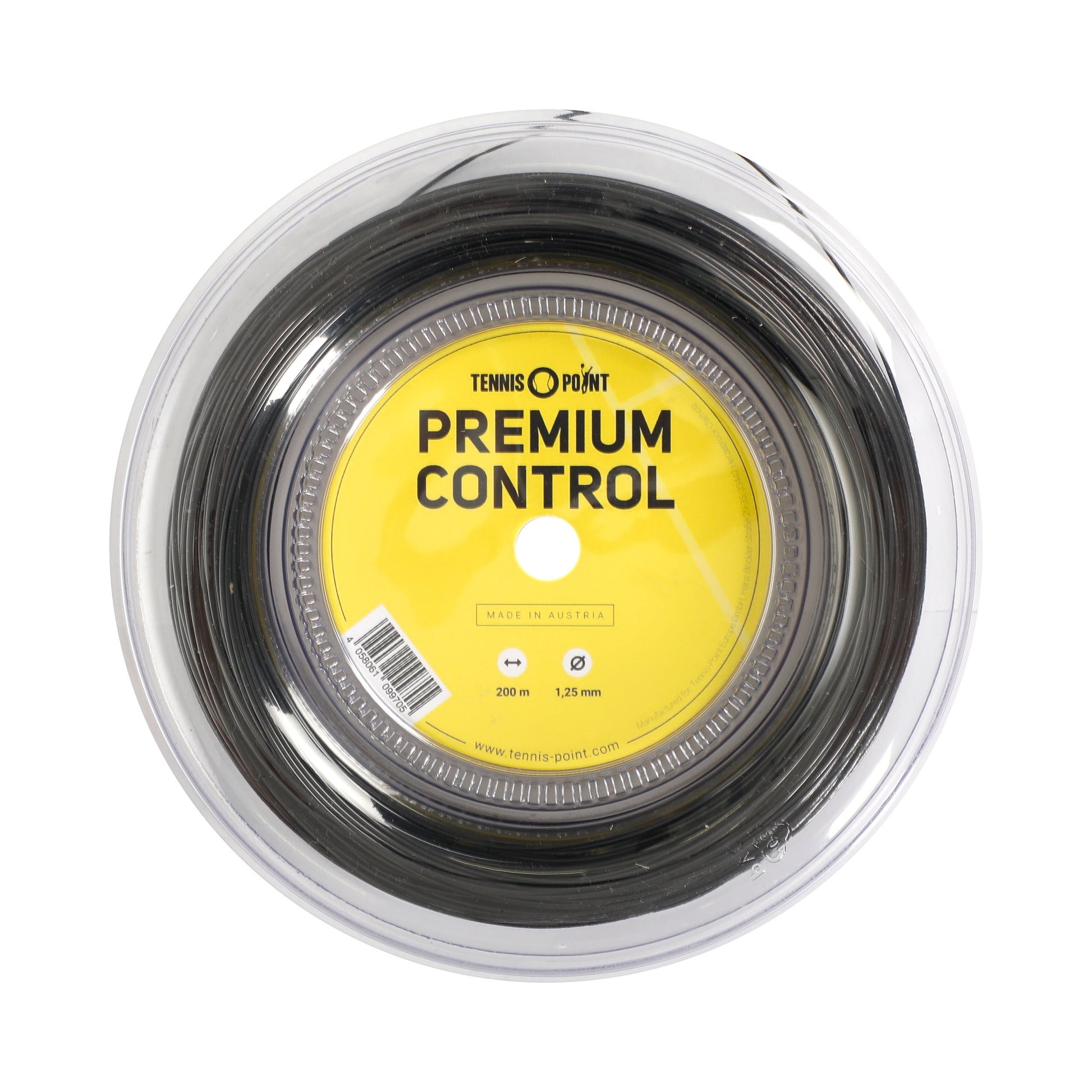 Tennis-Point Premium Control String Reel 200m-Black