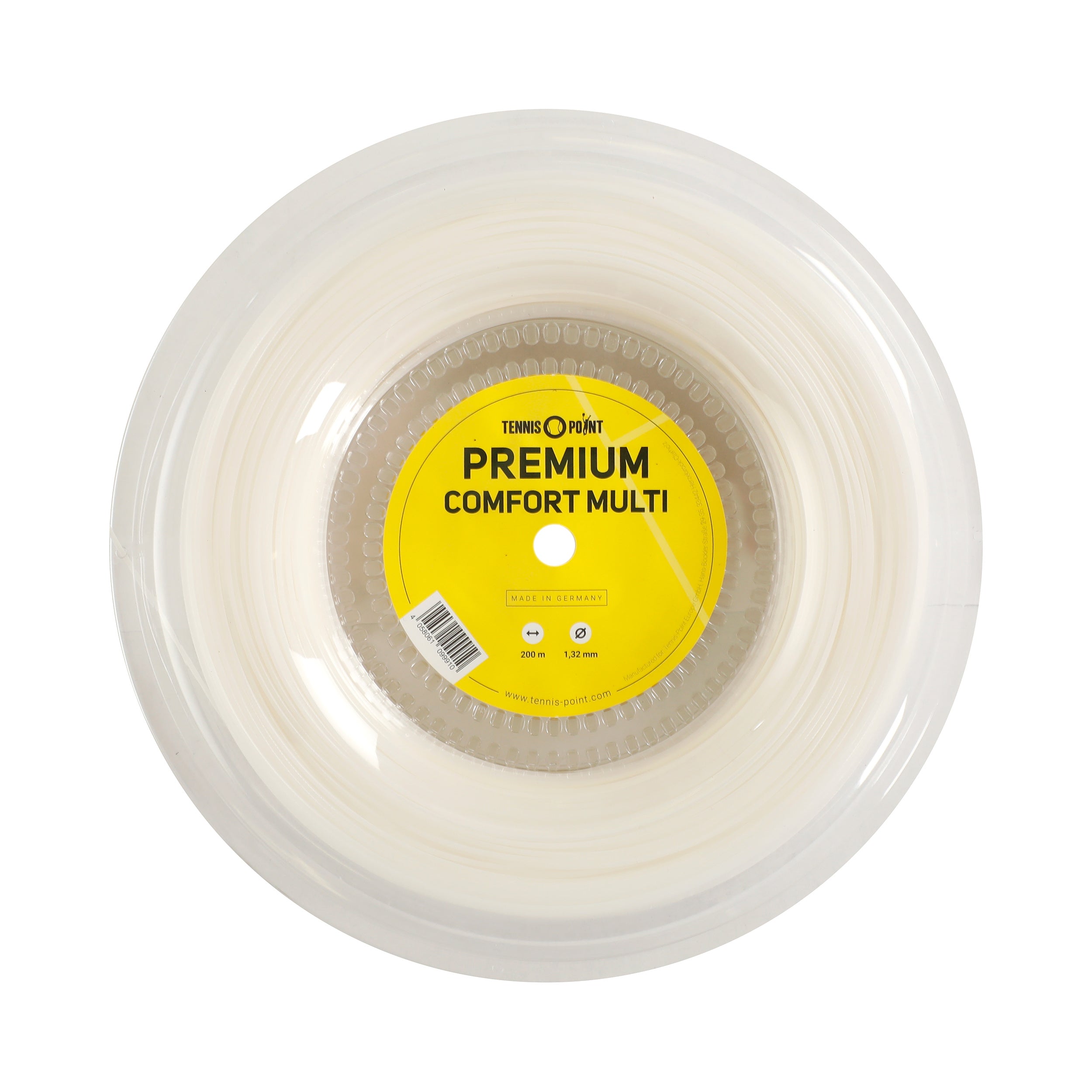 Tennis-Point Premium Comfort Multi String Reel 200m-White