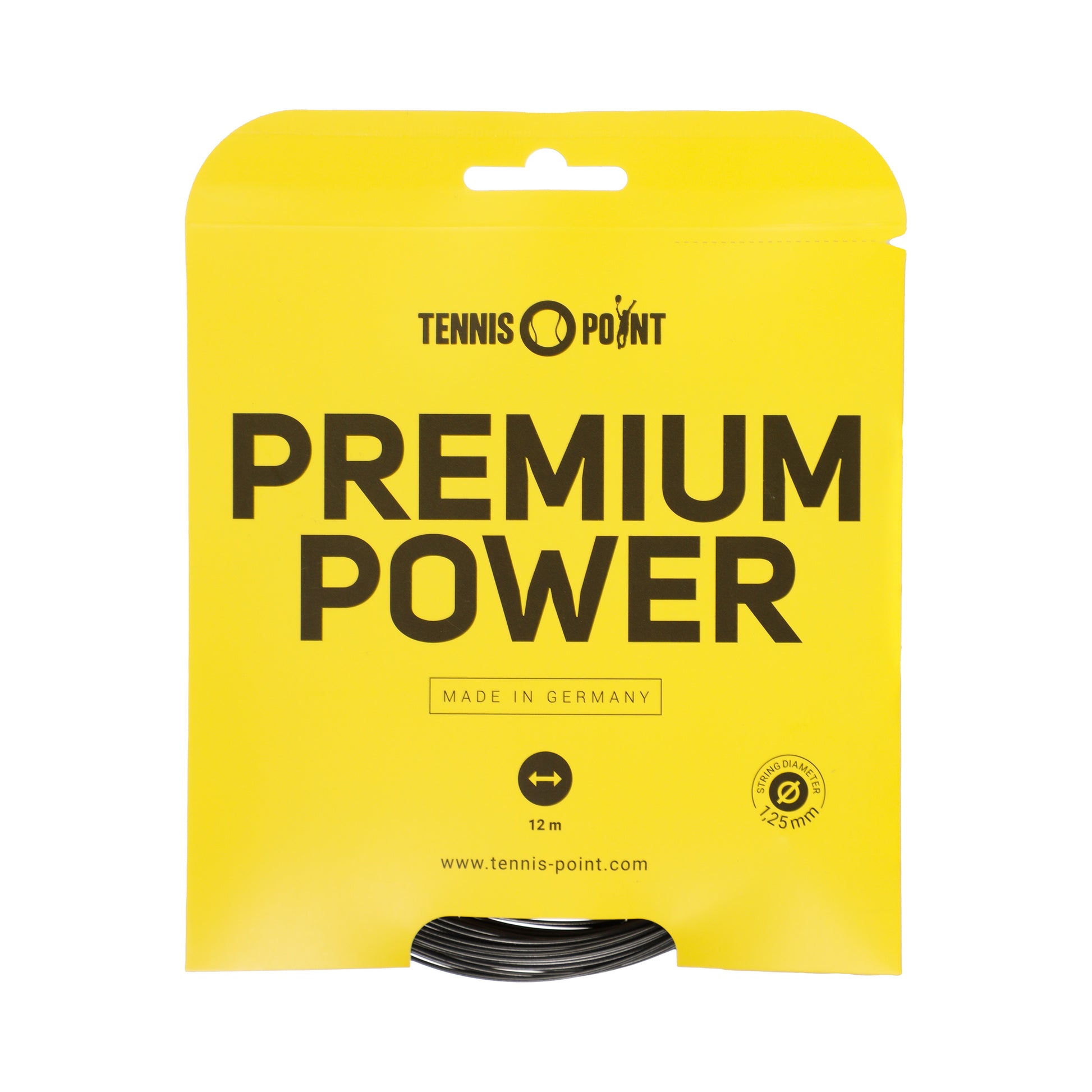 Tennis-Point Premium Power String Set 12m-Black
