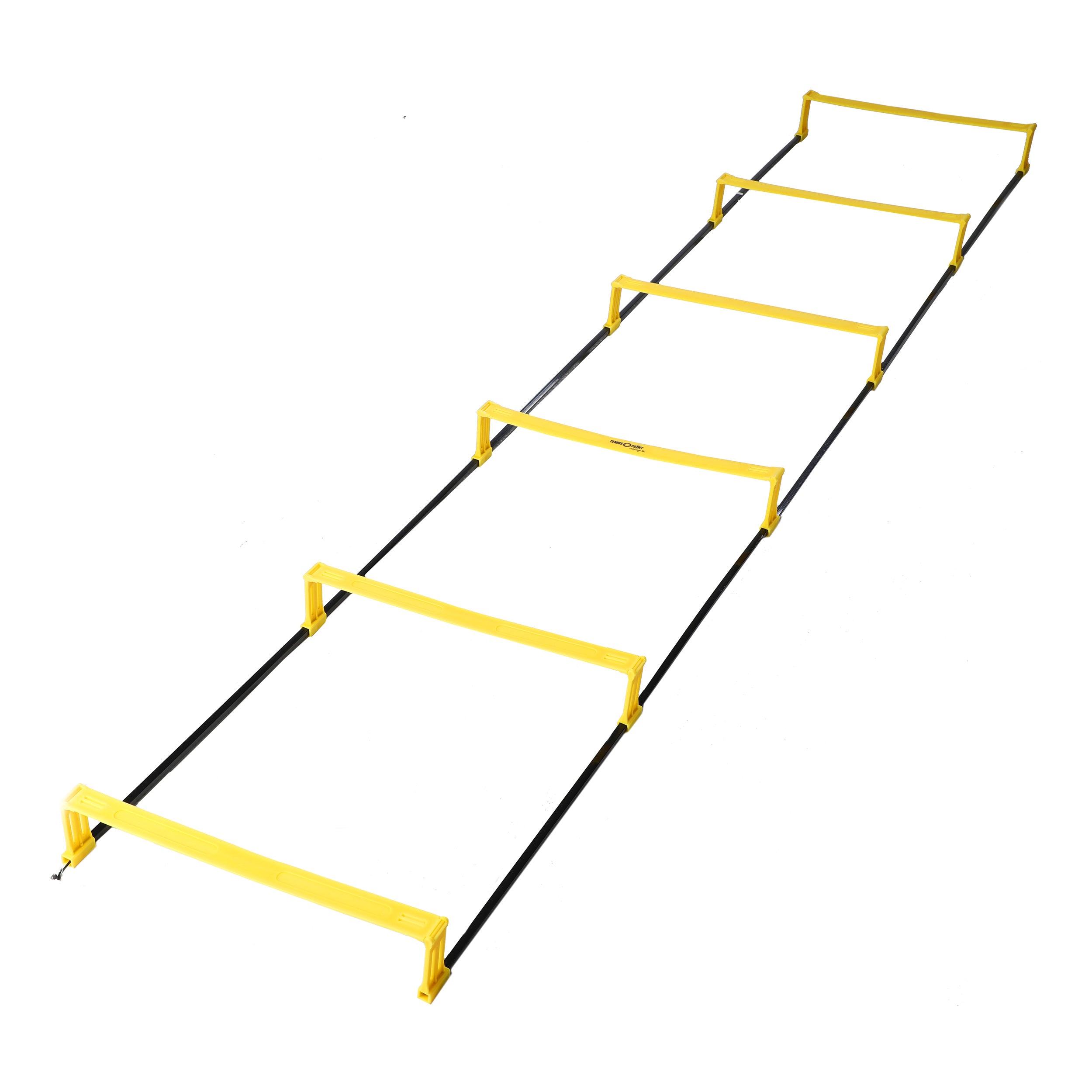 Tennis-Point Koordinationsleiter Mit Hürde 2m-Yellow,Black