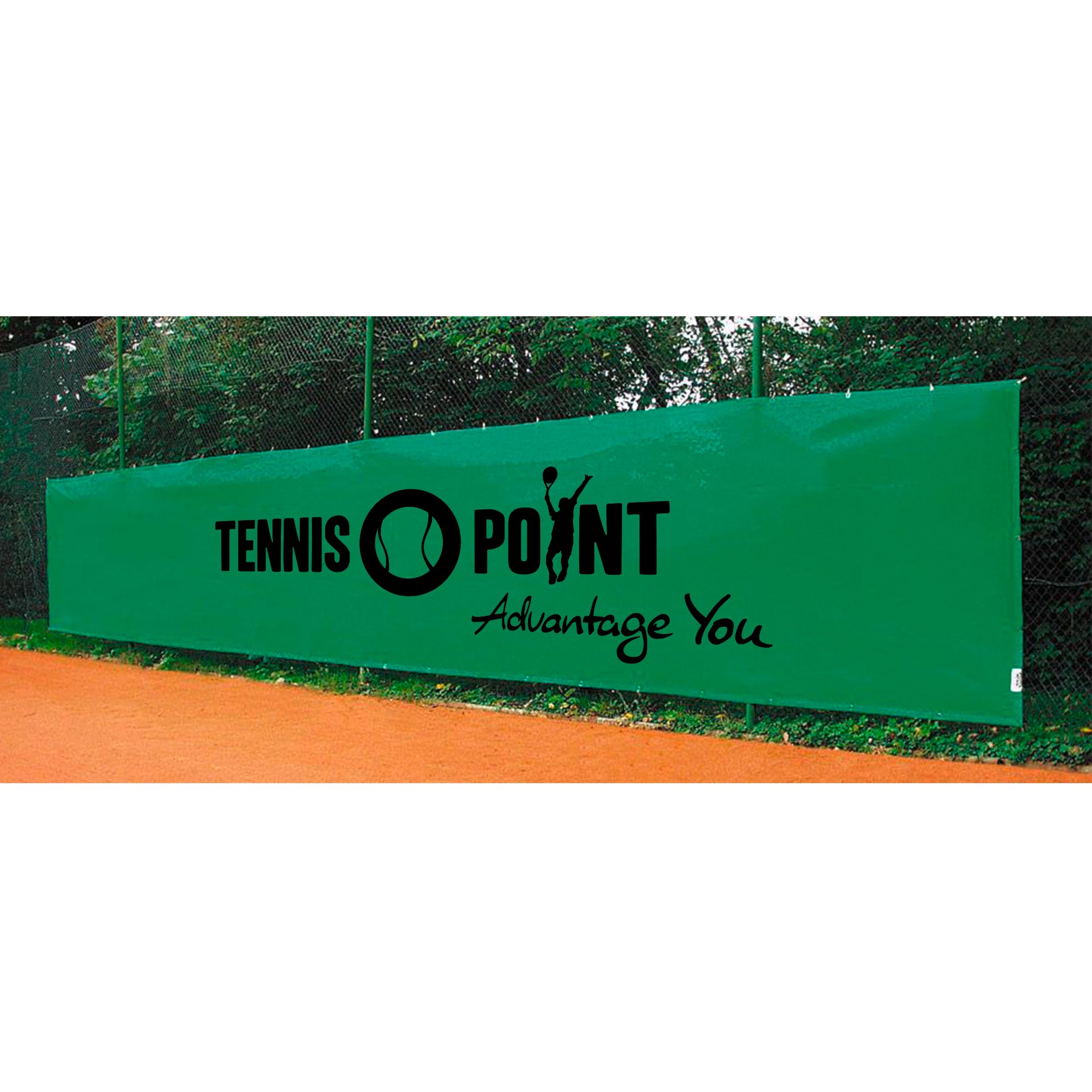 Tennis-Point Tennis Point 12x2m Windbreak-Green