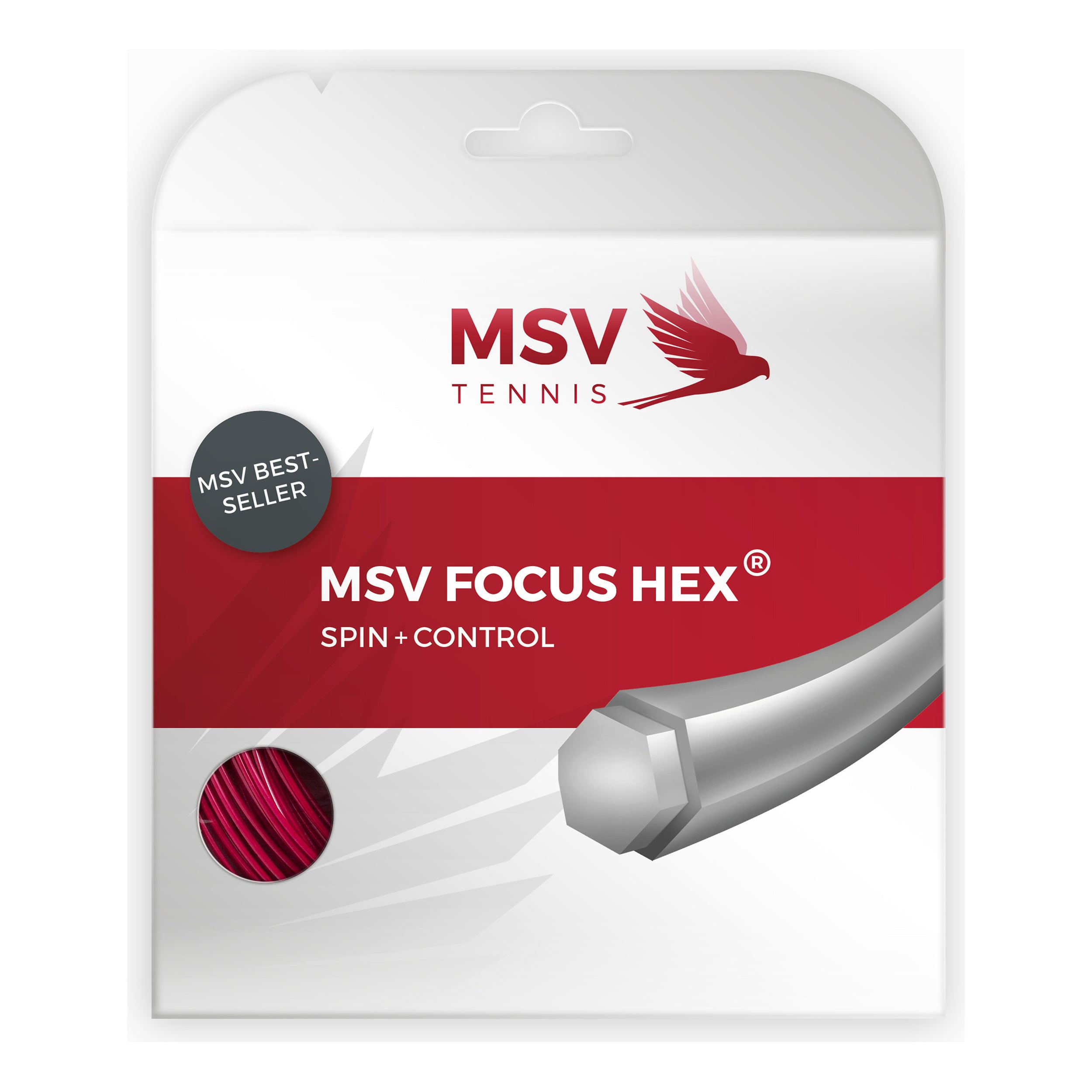 MSV Focus-HEX String Set 12m-Red