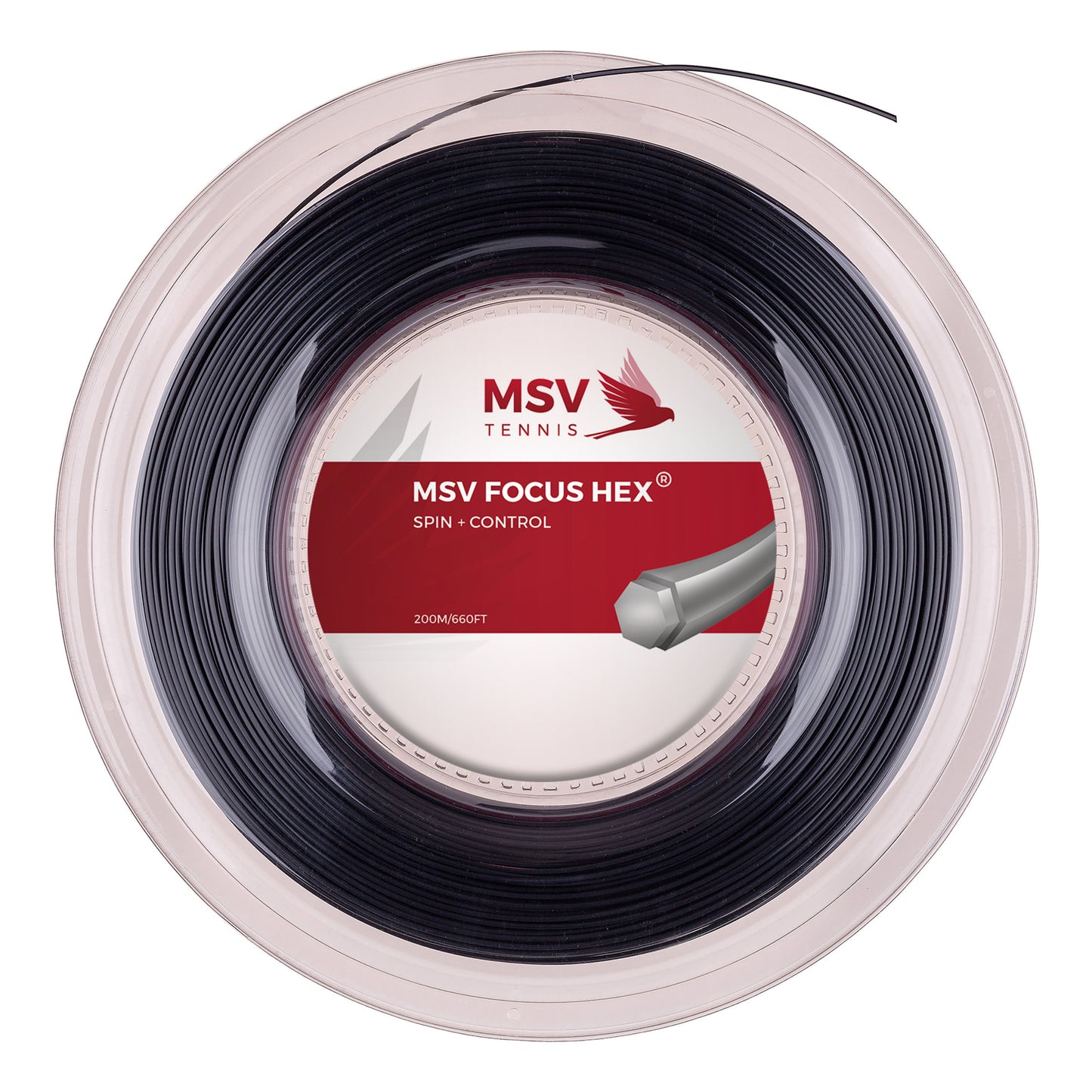 MSV Focus-HEX String Reel 200m-Black