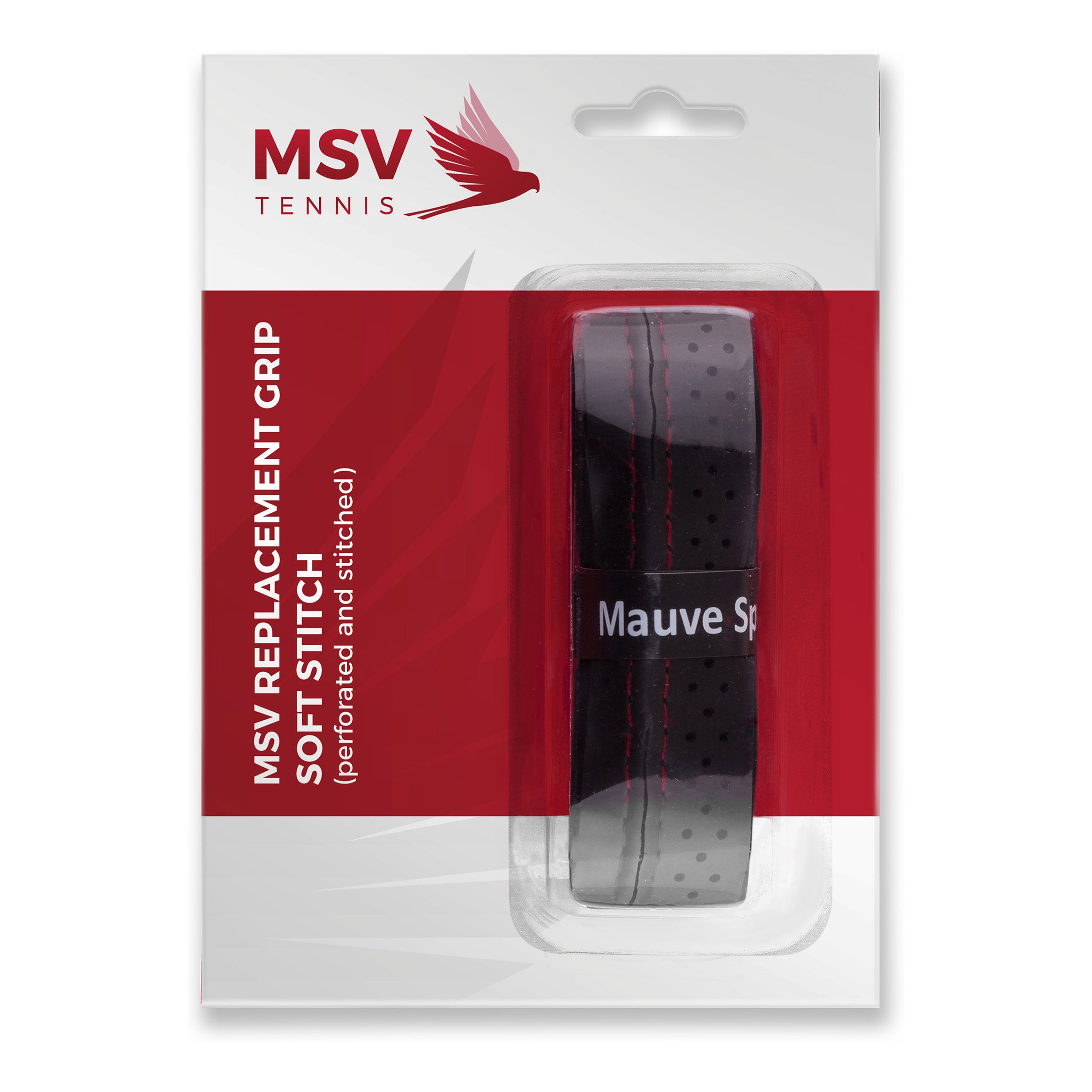 MSV Basic Grip Soft-Stich Perforated And Stitched 1er Pack-Schwarz
