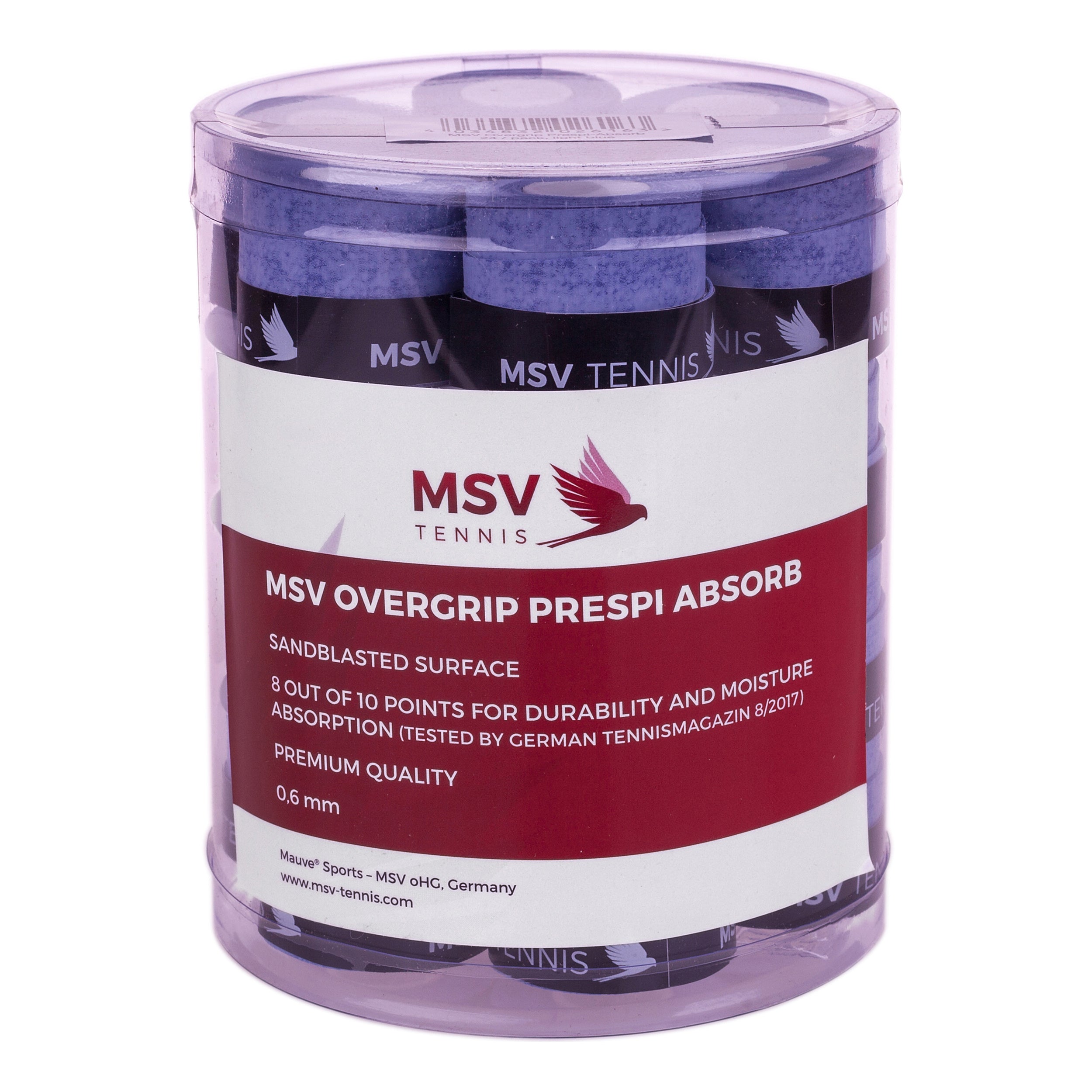 MSV Overgrip Prespi 24 Pack-Light Blue